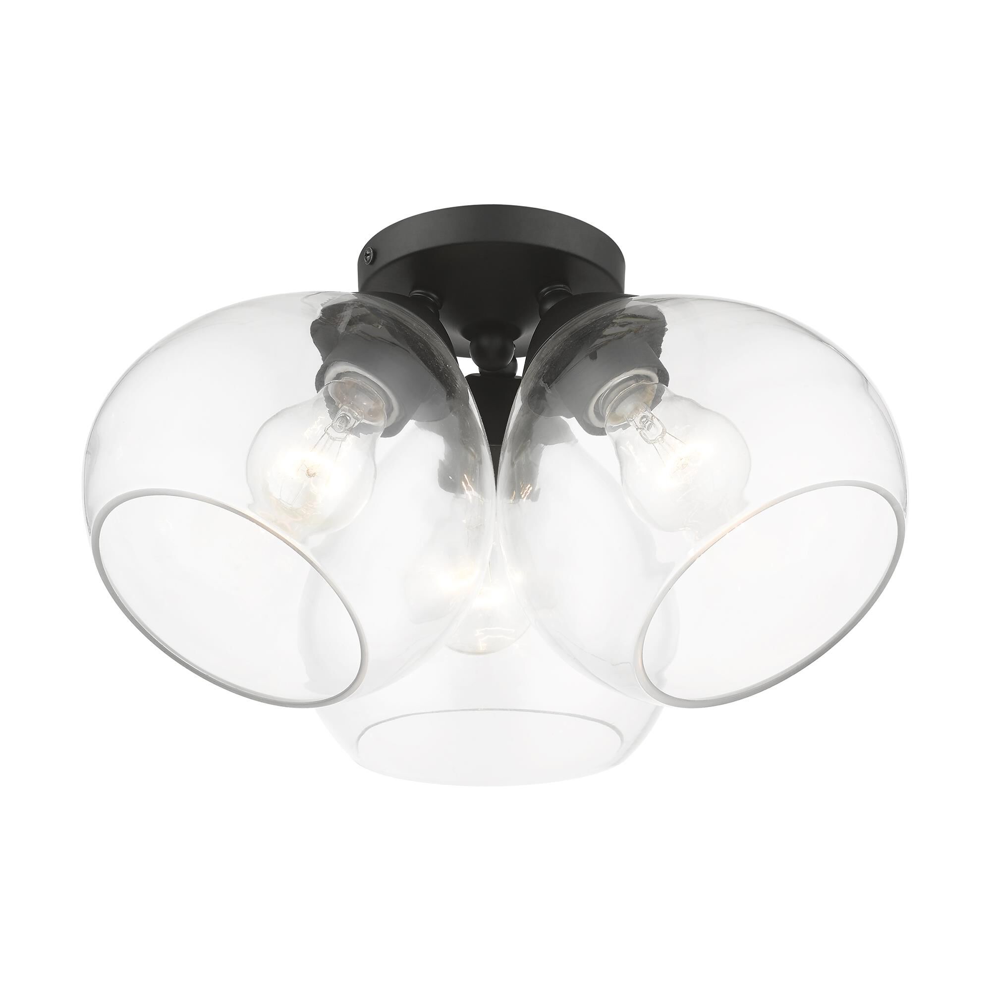 Catania 16 Inch 3 Light Semi Flush Mount by Livex Lighting