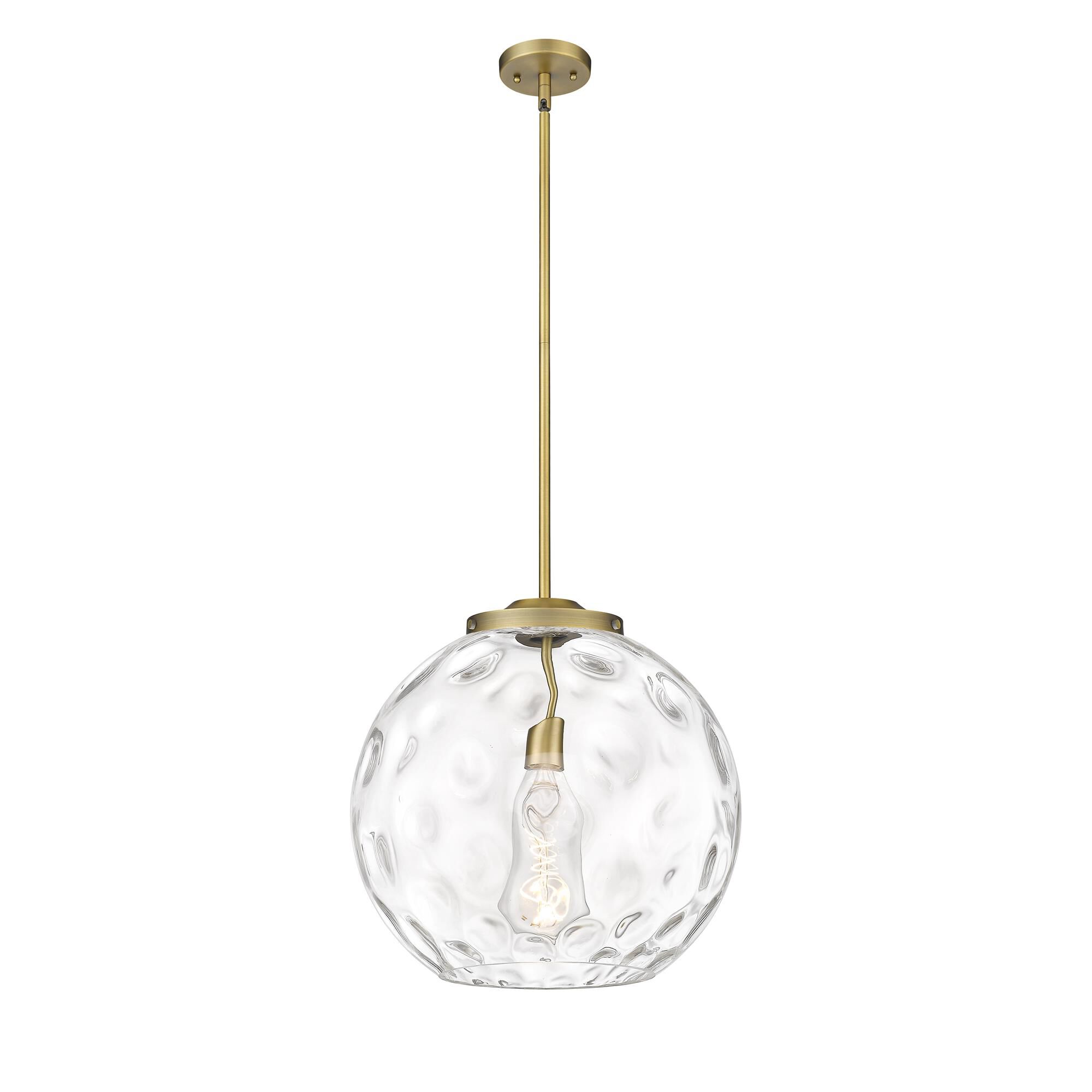 Shown in Brushed Brass finish and Clear Athens Water  16