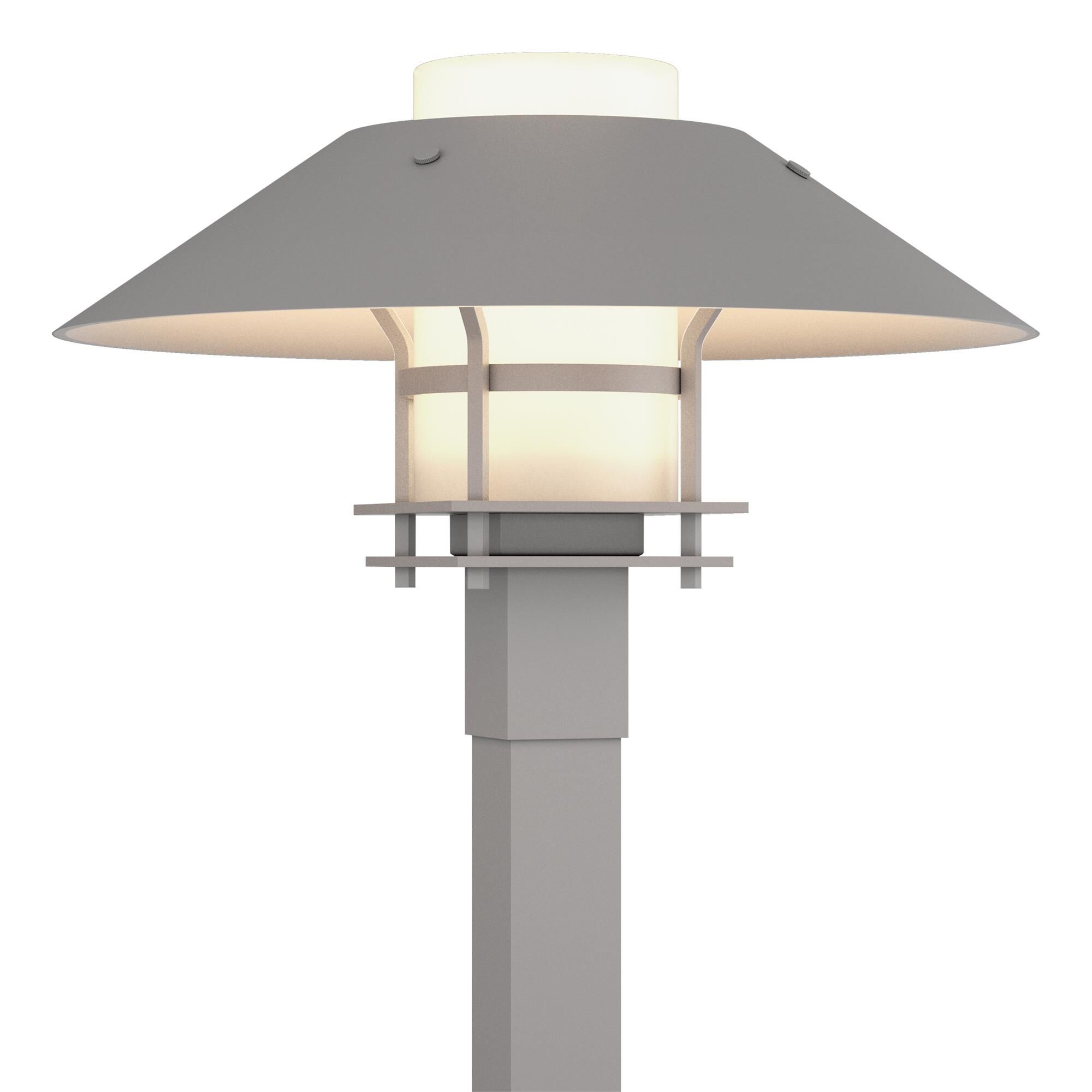Shown in Coastal Burnished Steel finish and Opal glass and Coastal Burnished Steel accent