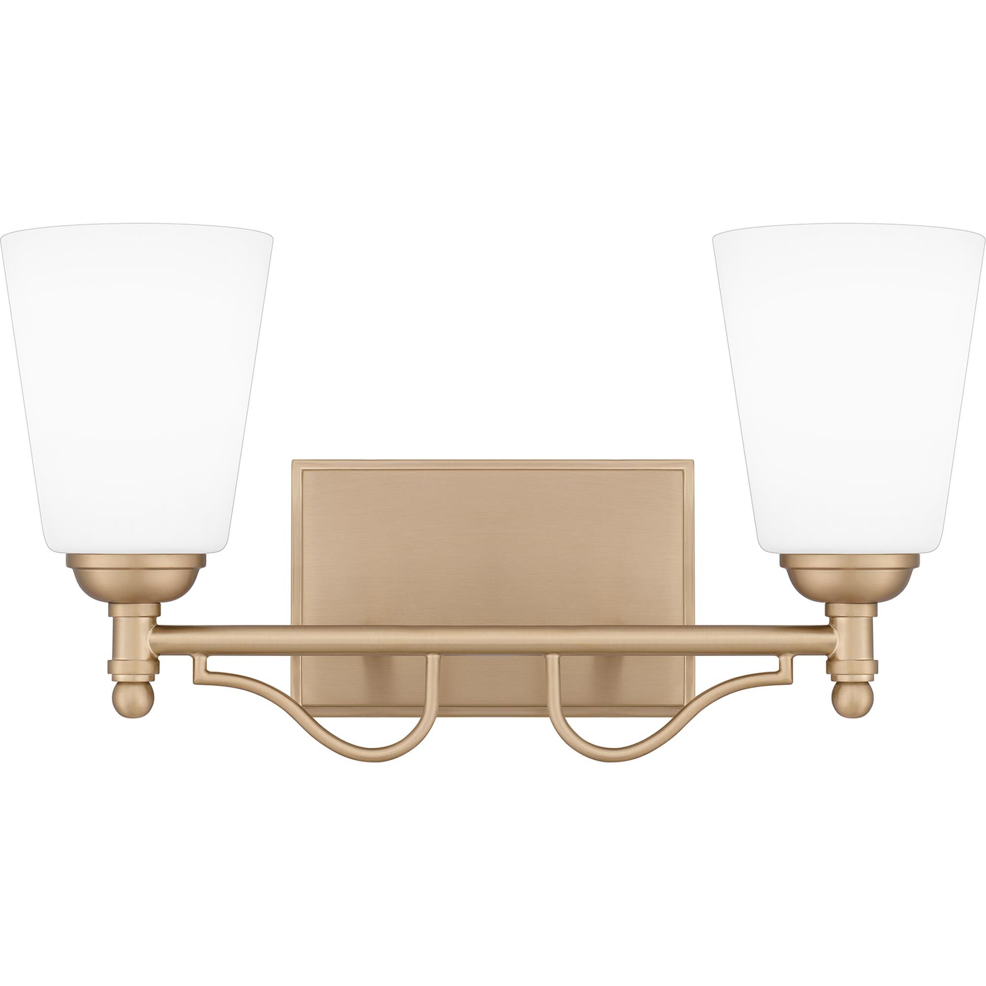 Shown in Bronze Gold finish and Opal Etched Glass shade