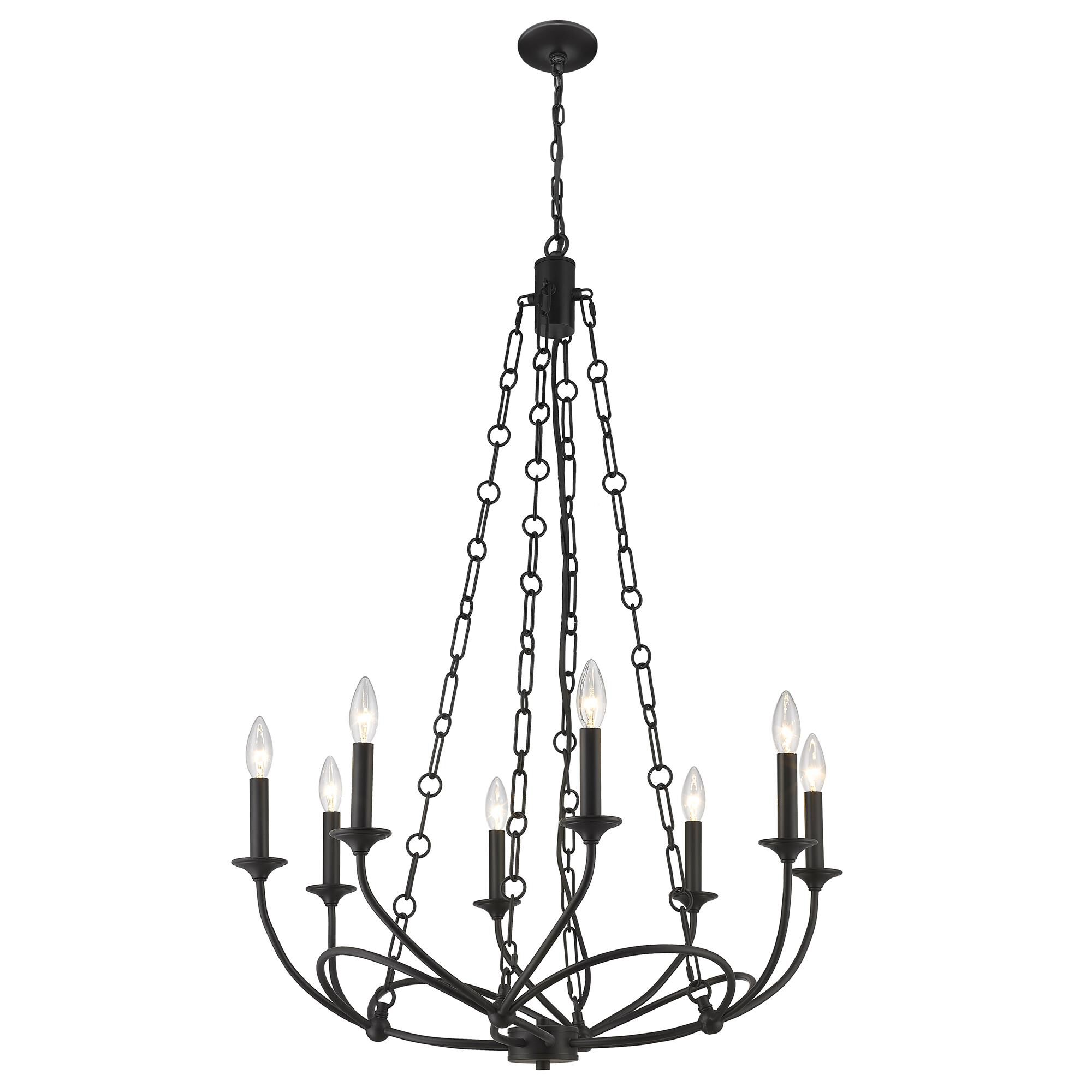 Arabella 28 Inch 8 Light Chandelier by Z-Lite