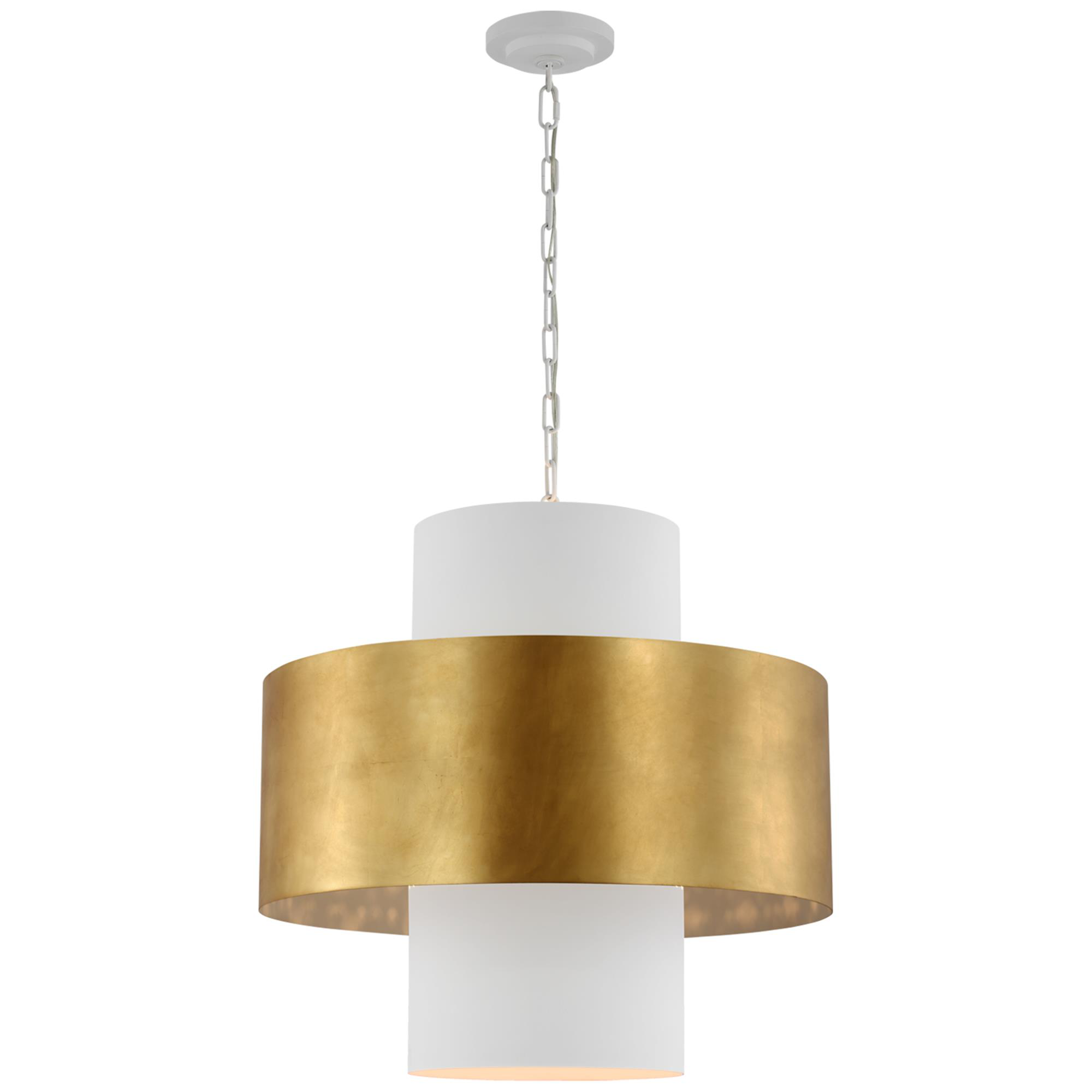 Shown in Plaster White and Gild finish