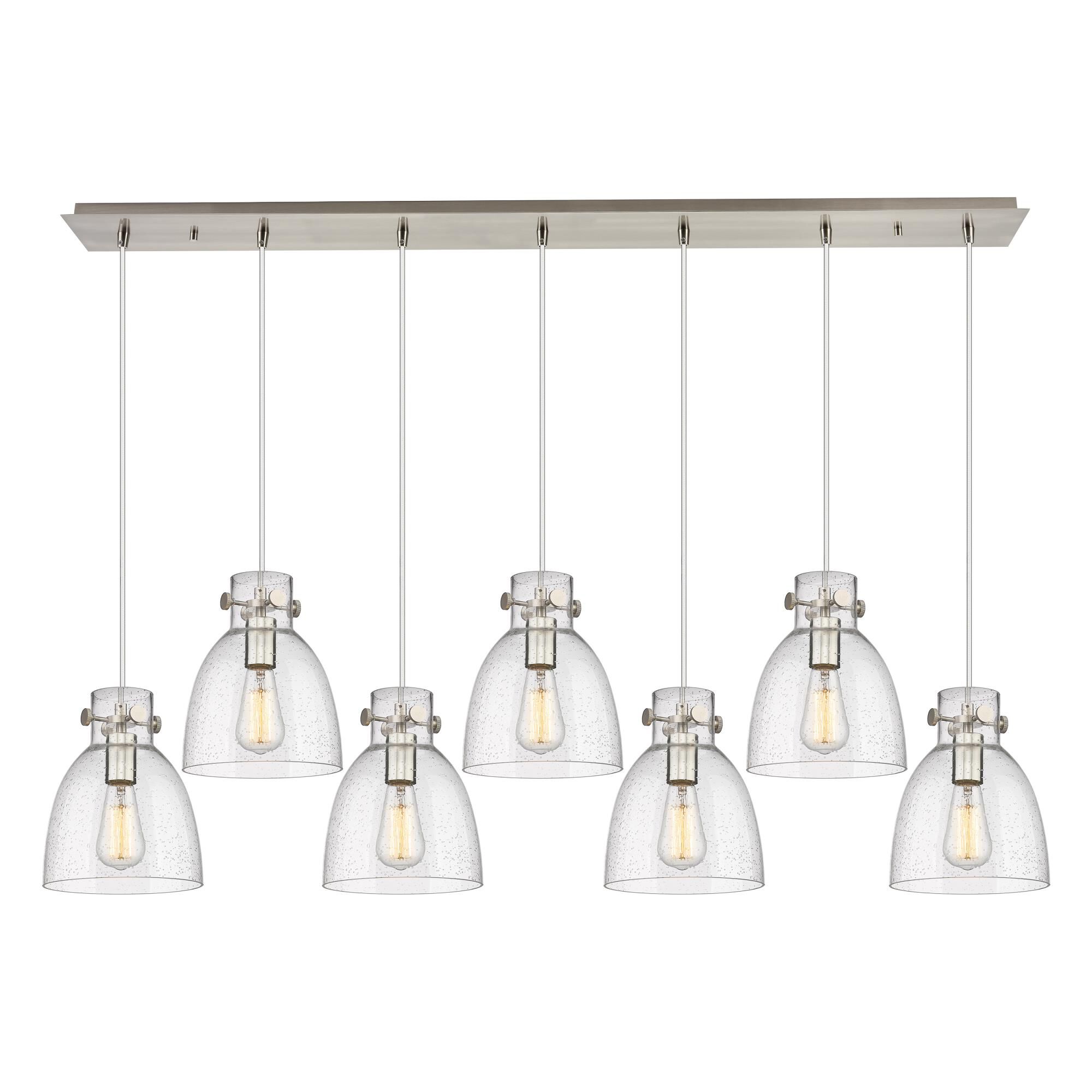 Bruno Marashlian Newton Bell 51 Inch 7 Light Linear Suspension Light by Innovations Lighting