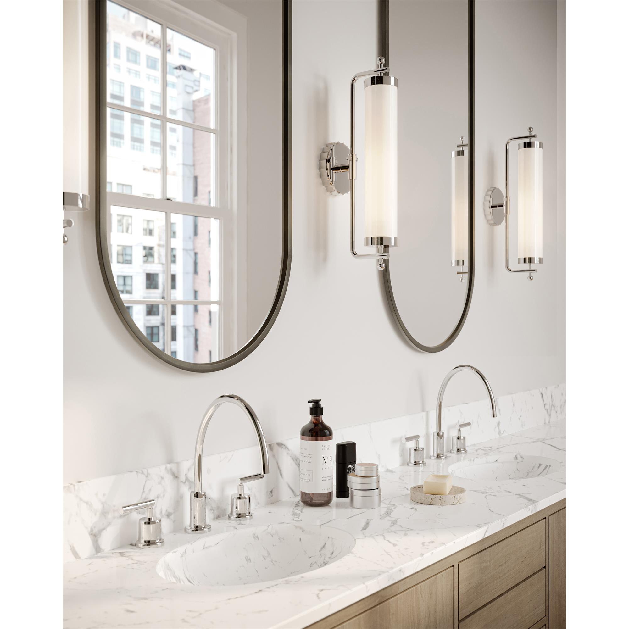 Barry Goralnick Latimer 20 Inch Wall Sconce,