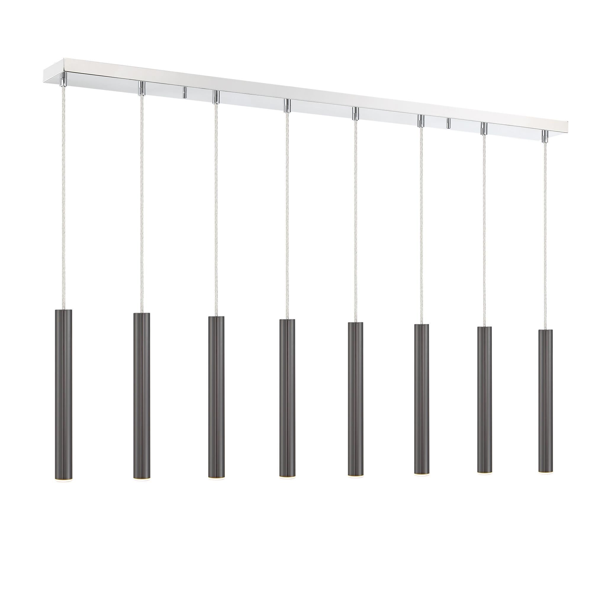 Forest 44 Inch 8 Light LED Linear Suspension Light by Z-Lite