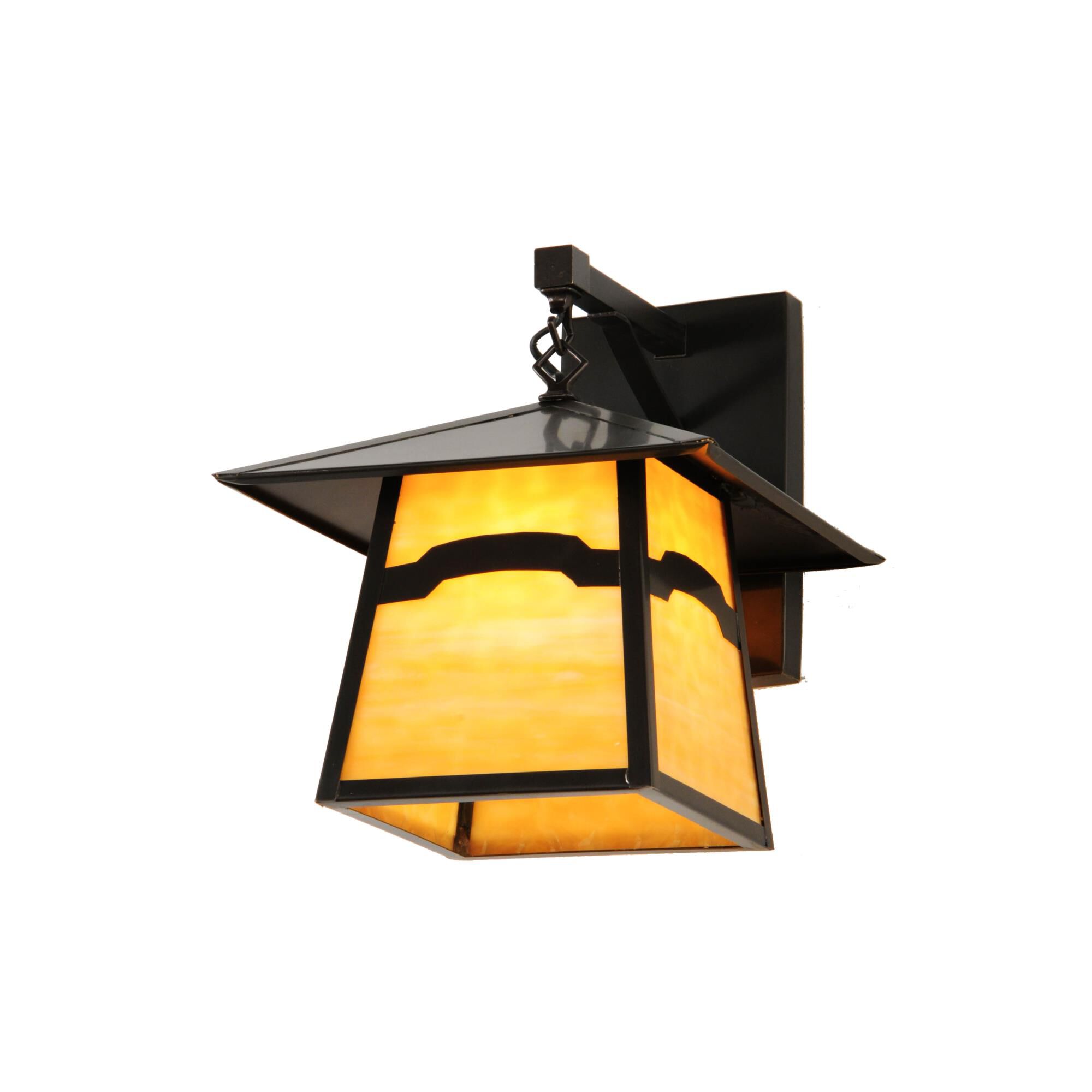 Meyda Lighting Stillwater 15 Inch Tall Outdoor Wall Light