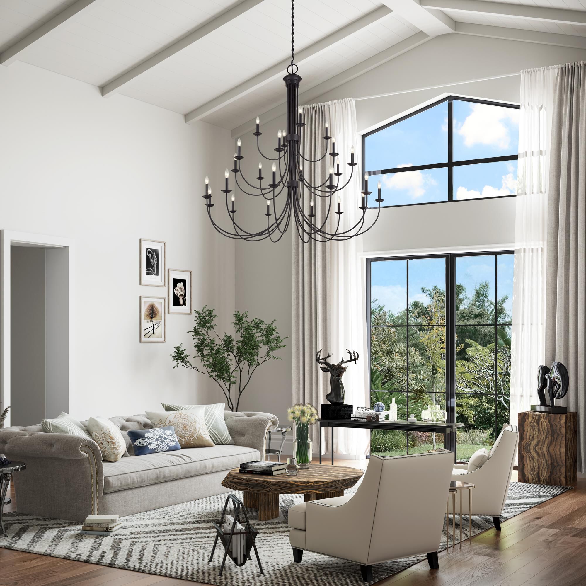 Estate 60 Inch Chandelier by Livex Lighting