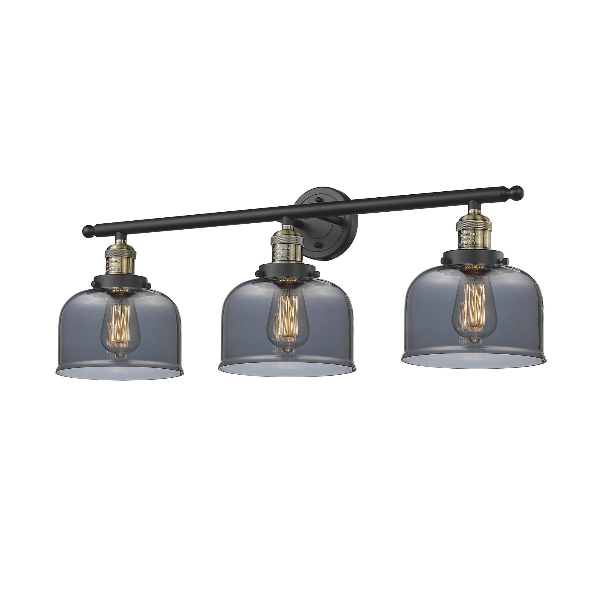 Bruno Marashlian Large Bell 32 Inch 3 Light Bath Vanity Light by Innovations Lighting