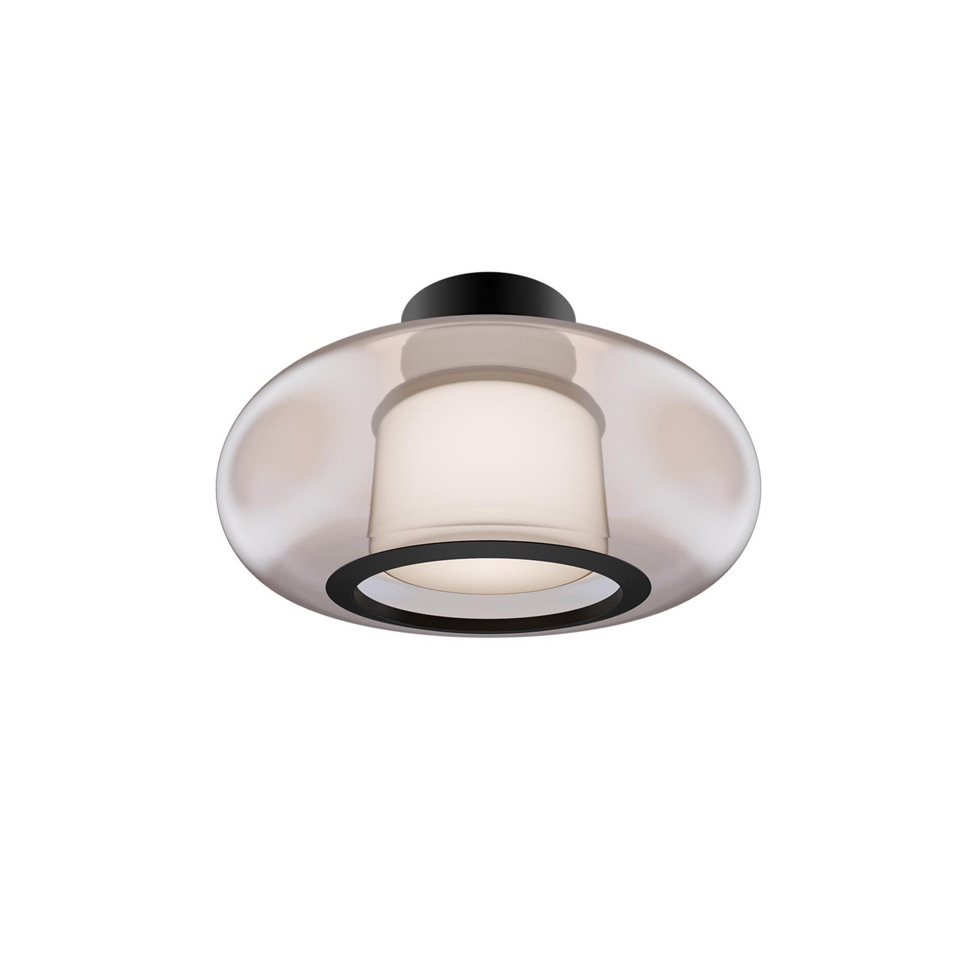 Doma 14 Inch Semi Flush Mount by dweLED