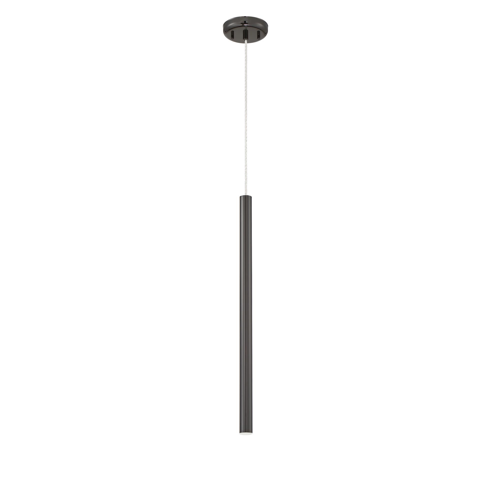 Shown in Pearl Black finish and Steel glass and Steel shade