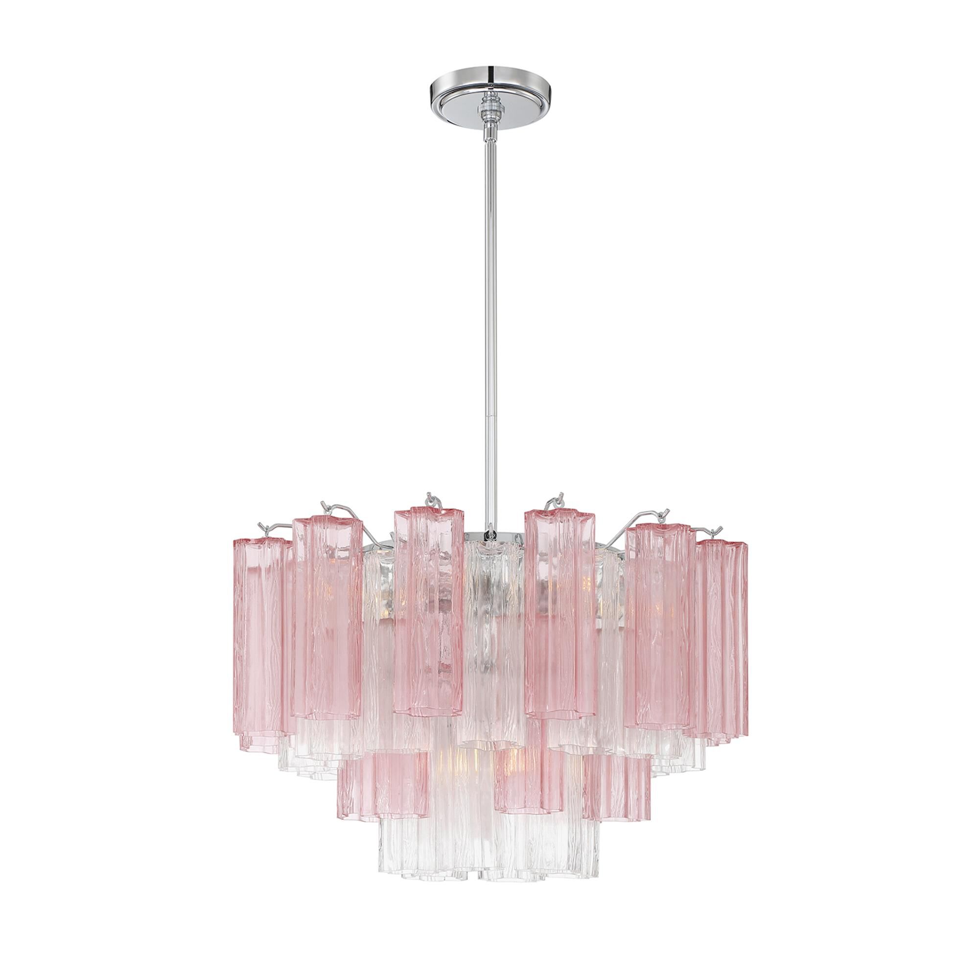 Shown in Polished Chrome finish and Tronchi Spring glass