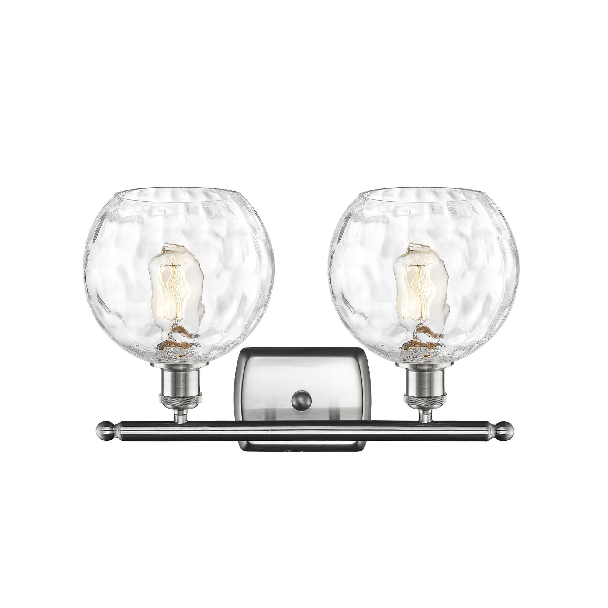 Bruno Marashlian Athens Water Glass 18 Inch 2 Light Bath Vanity Light by Innovations Lighting