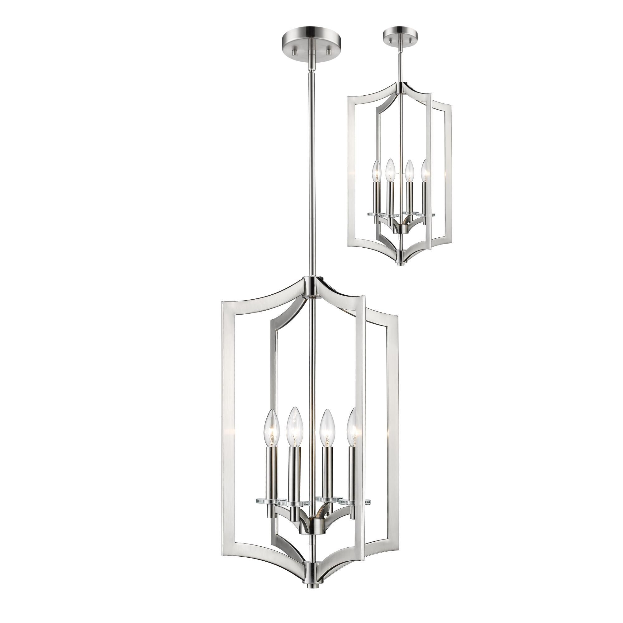Zander 14 Inch 4 Light Mini Chandelier by Z-Lite