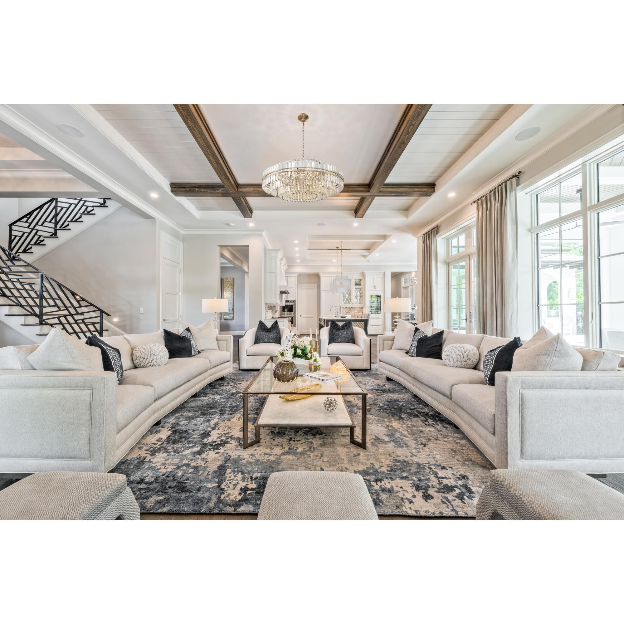 Hayes 28 Inch 16 Light Chandelier by Crystorama