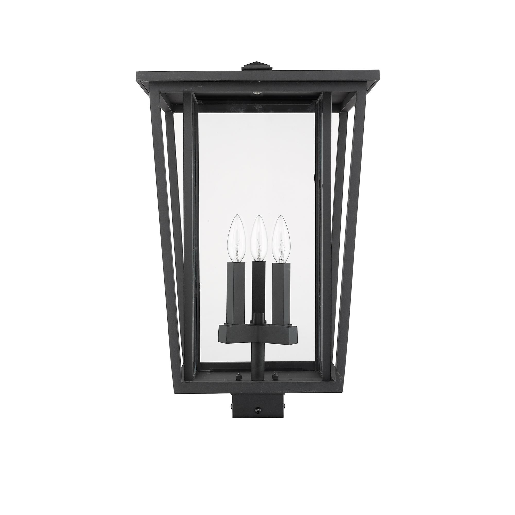 Seoul 22 Inch Tall 3 Light Outdoor Post Lamp by Z-Lite - Clearance