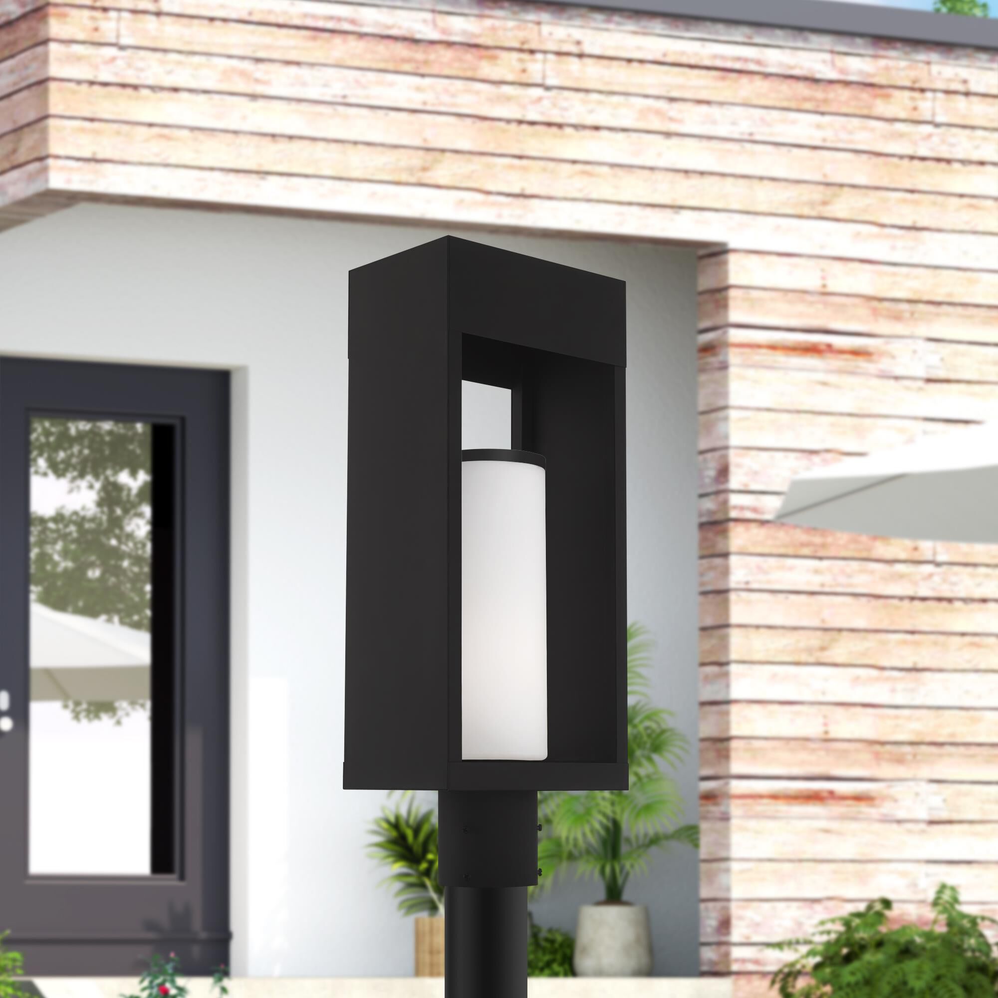 Livex Lighting Bleecker 20 Inch Tall Outdoor Post Lamp