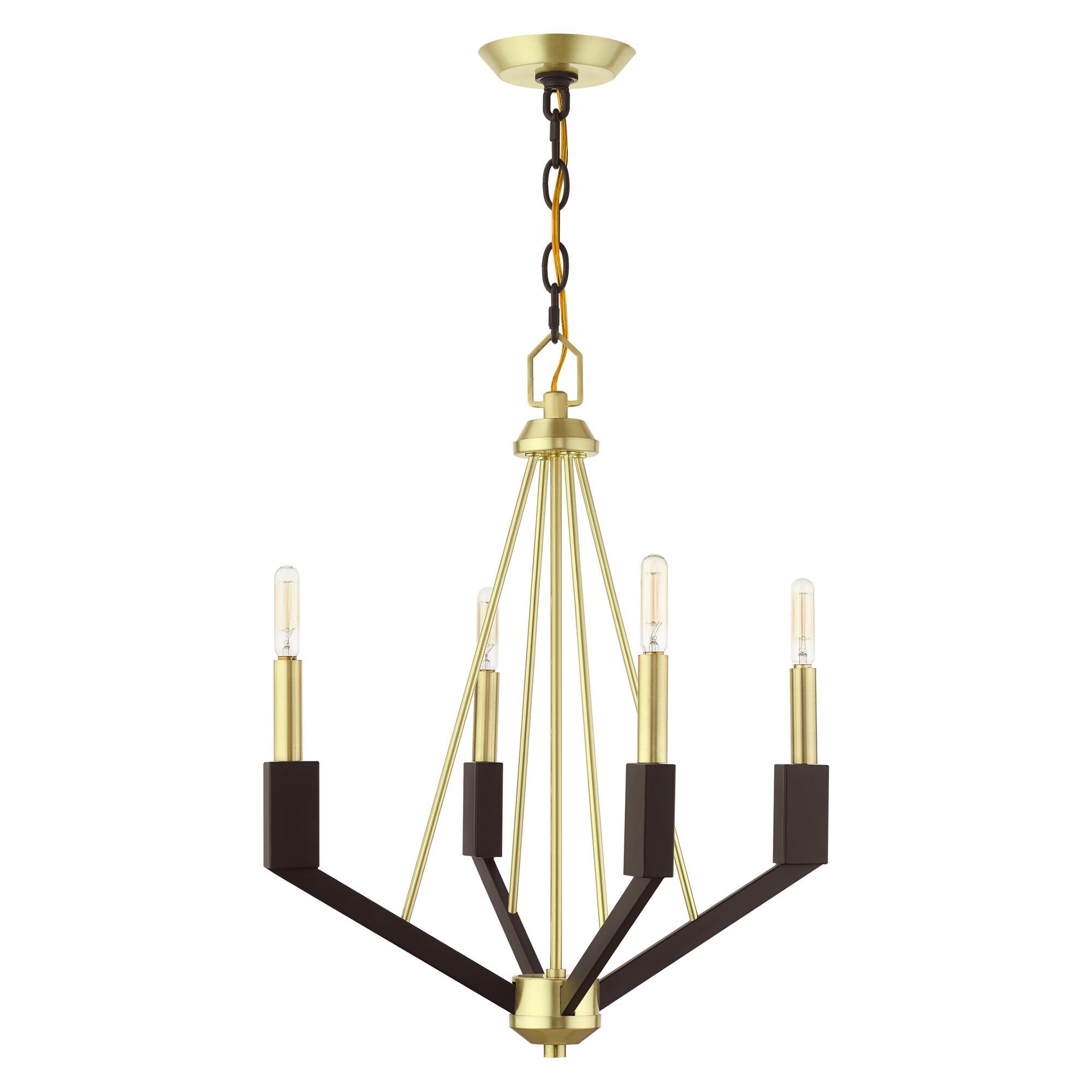 Beckett 4 Light Mini Chandelier by Livex Lighting
