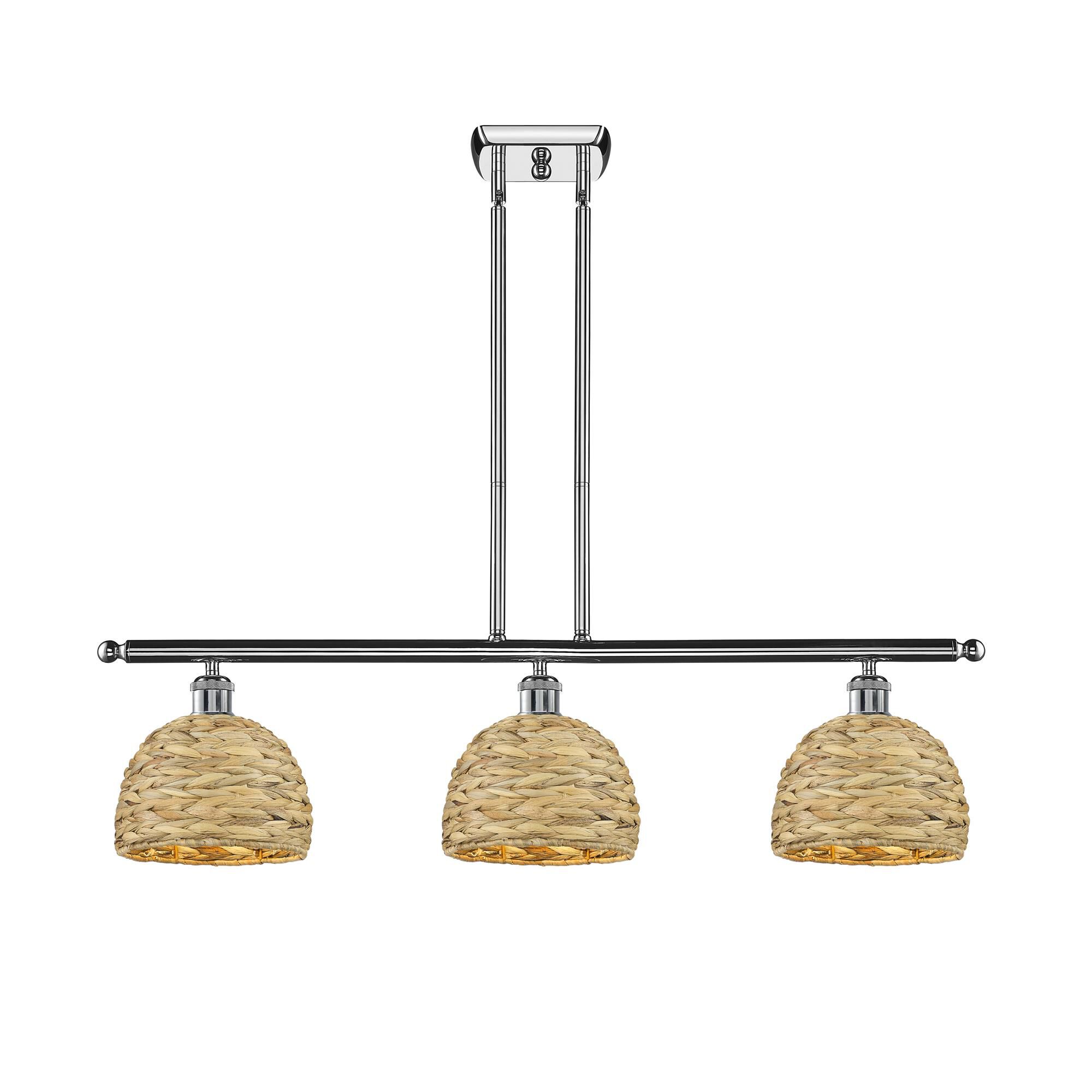 Shown in Polished Chrome finish and Natural shade