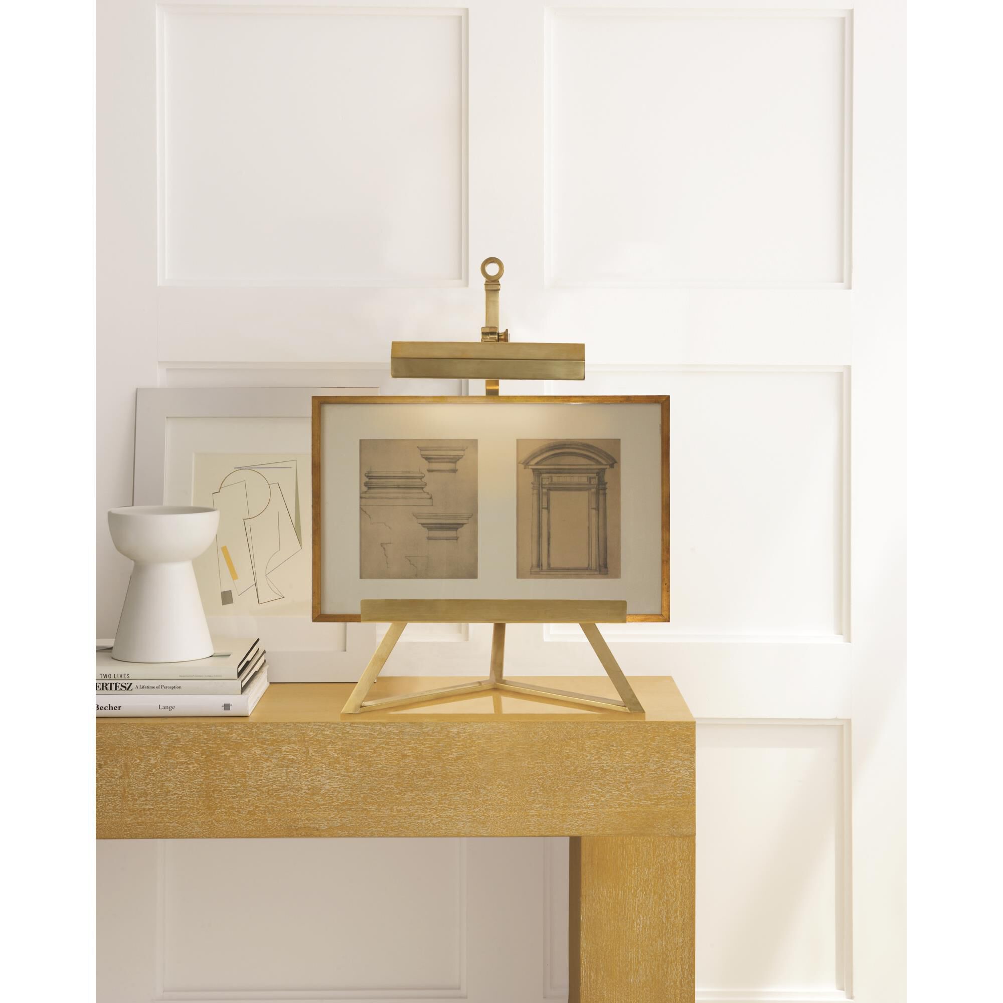 Shown in Natural Brass finish and No Glass  glass and NO Shade  shade