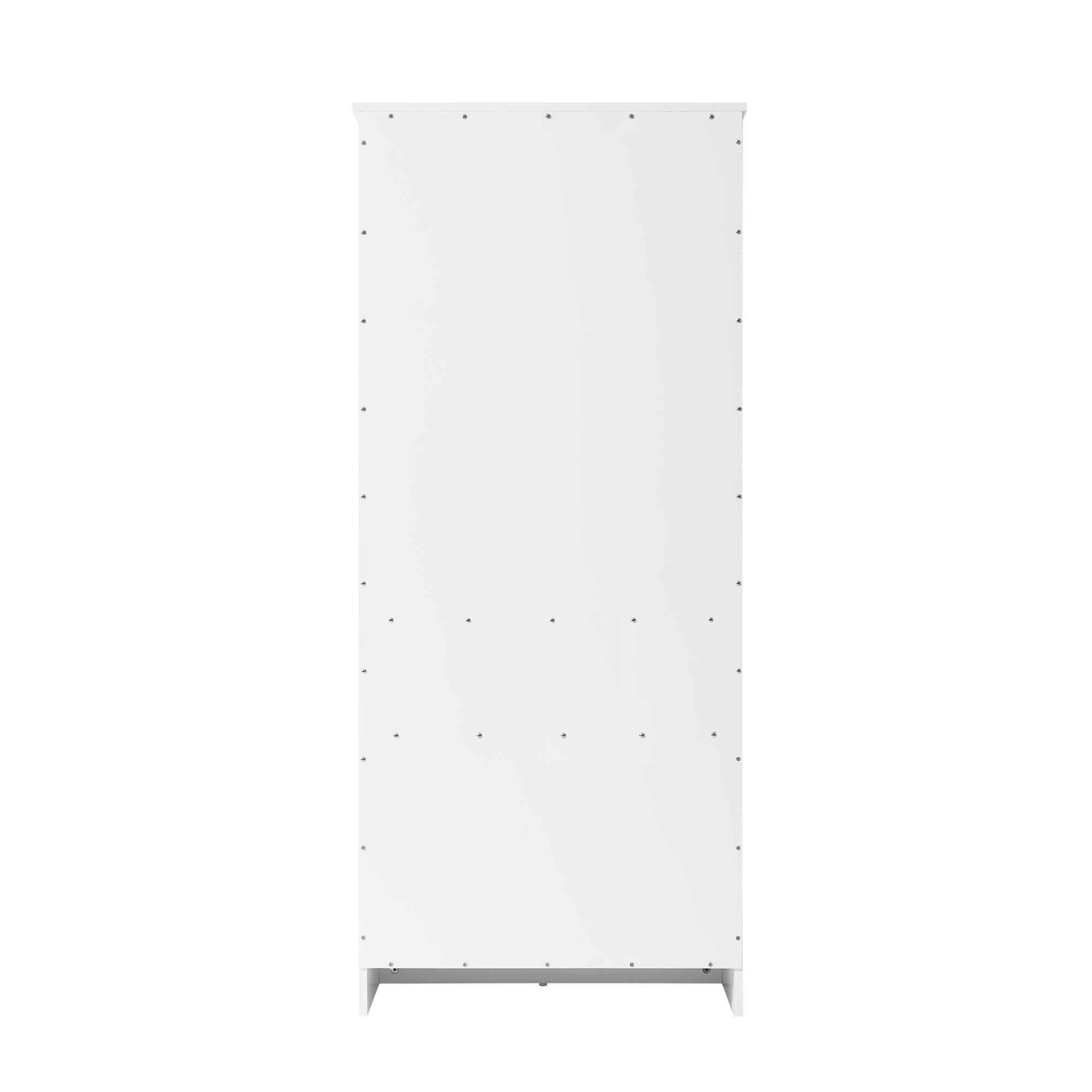 Shown in White finish