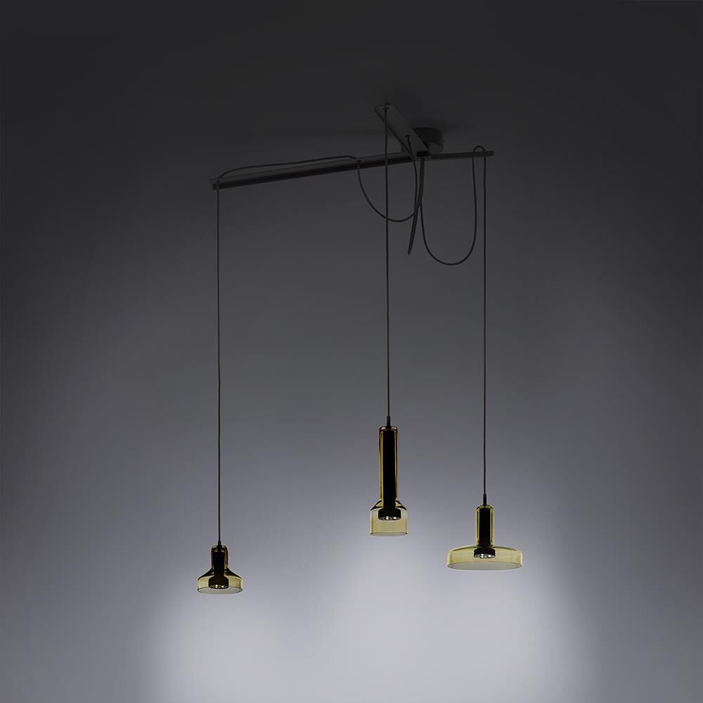 Arik Levy Stab 28 Inch 3 Light LED Multi Light Pendant by Artemide