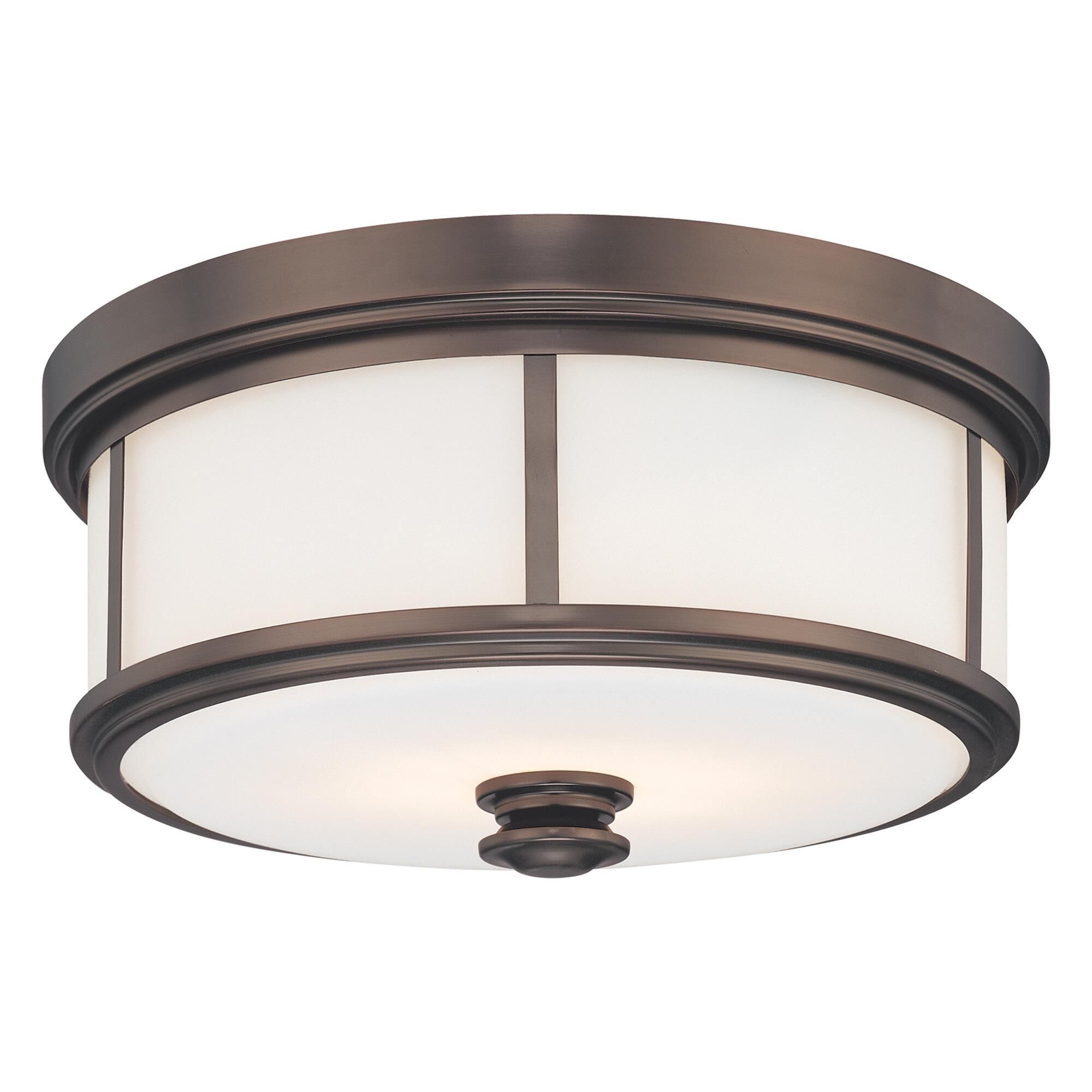 Shown in Harvard Court Bronze (Plated) finish and Etched White glass