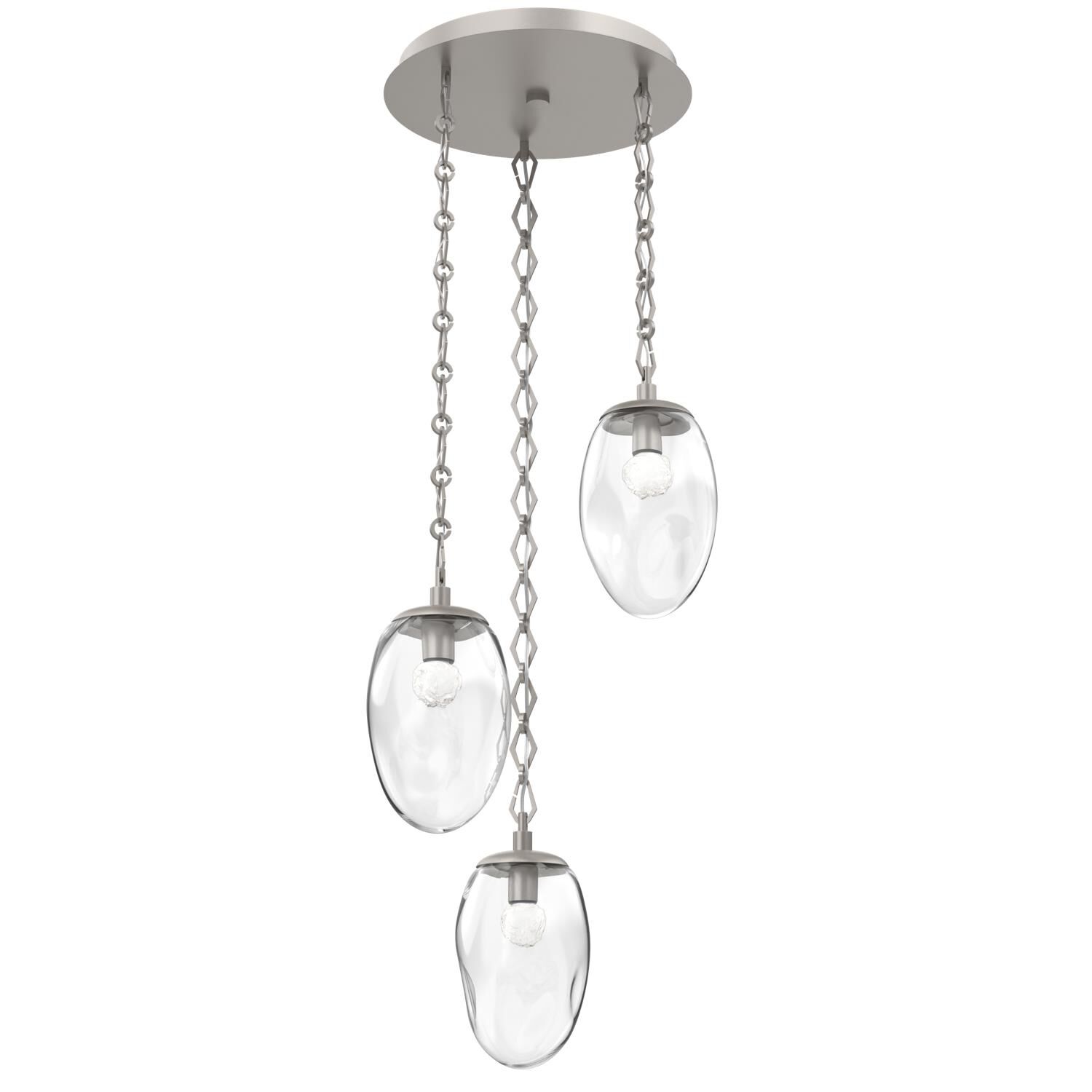 Levi Wilson Meteo Led 20 Inch Multi Light Pendant by Hammerton Studio