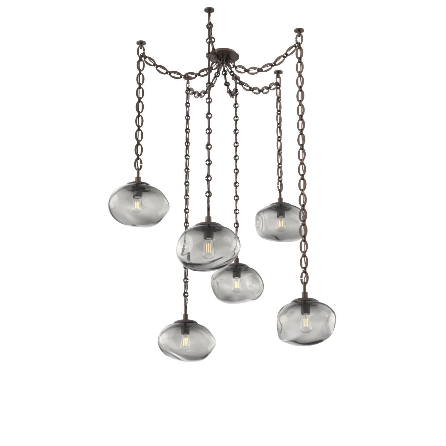 Levi Wilson Nova 19 Inch Multi Pendant Light by Hammerton Studio