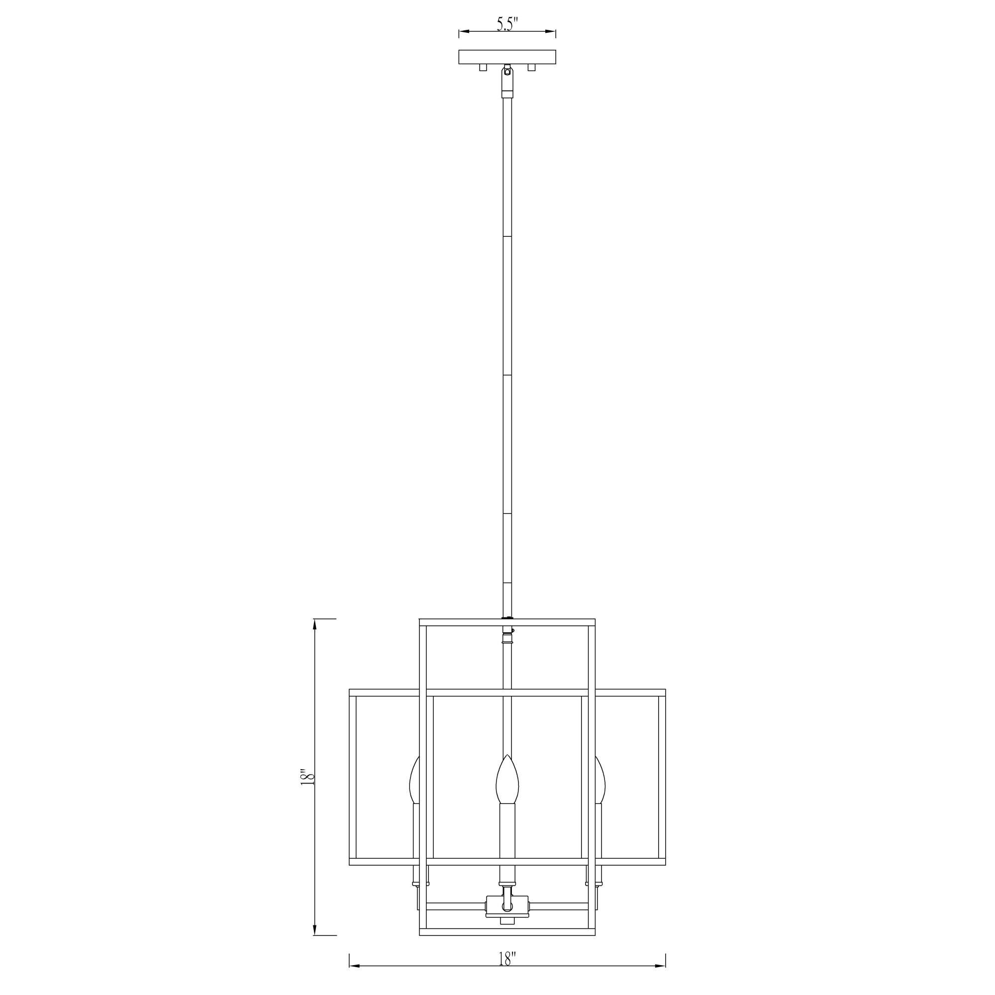 Titania 18 Inch 4 Light Mini Chandelier by Z-Lite