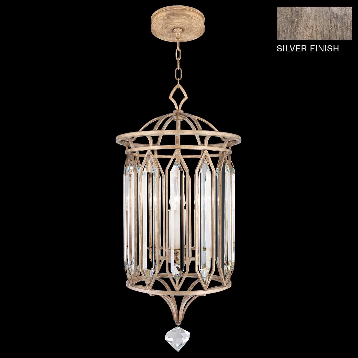 Shown in Brown finish and True crystal and False glass