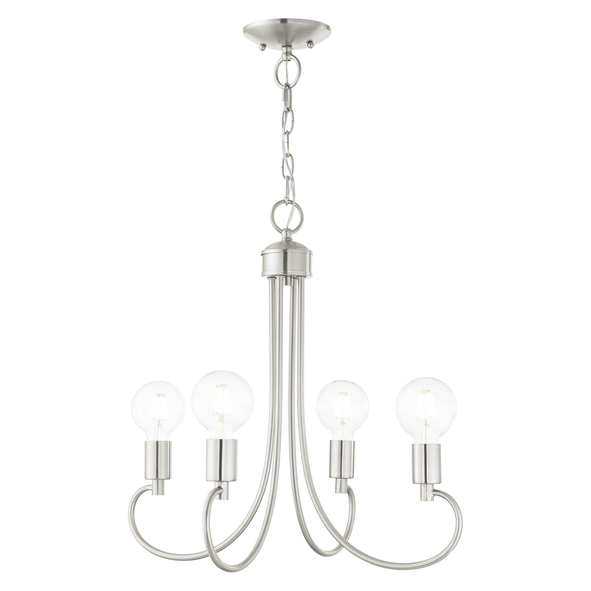 Bari 4 Light Mini Chandelier by Livex Lighting