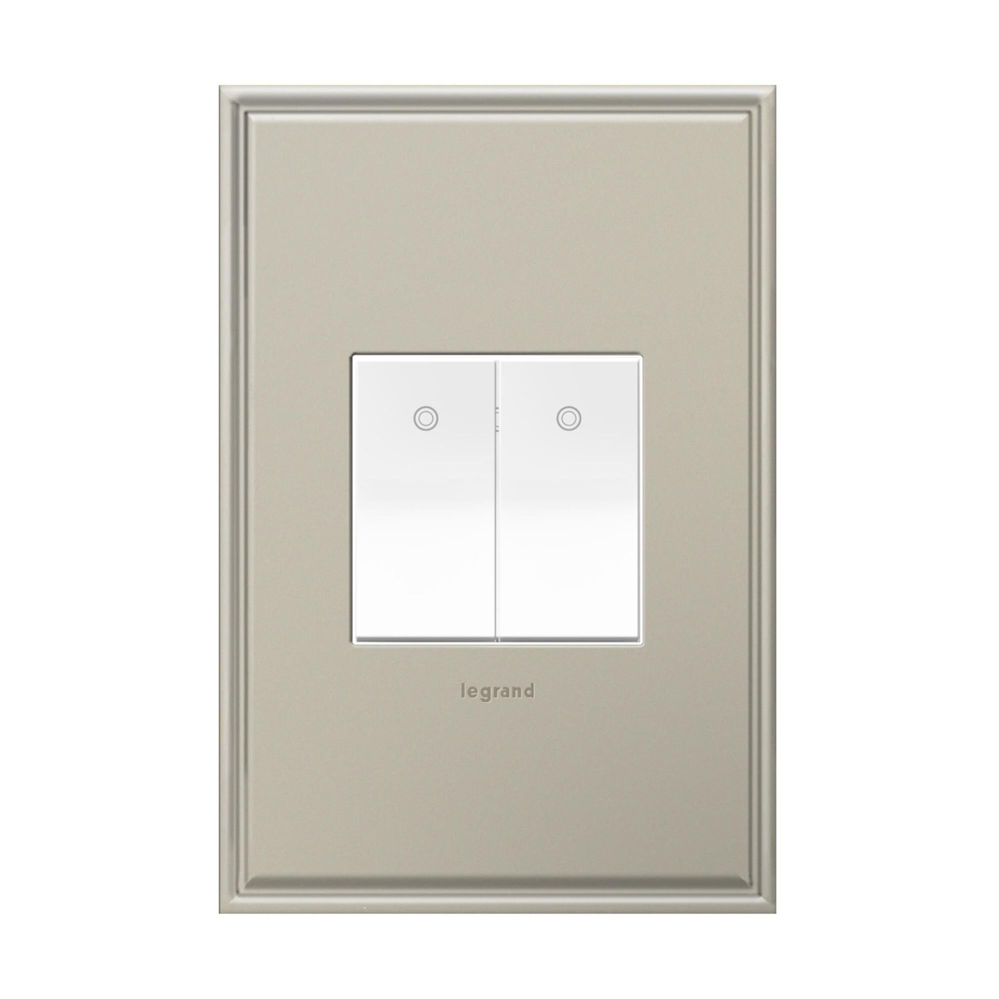 adorne Paddle Incandescent-Halogen-CFL-LED Light Switch by Legrand