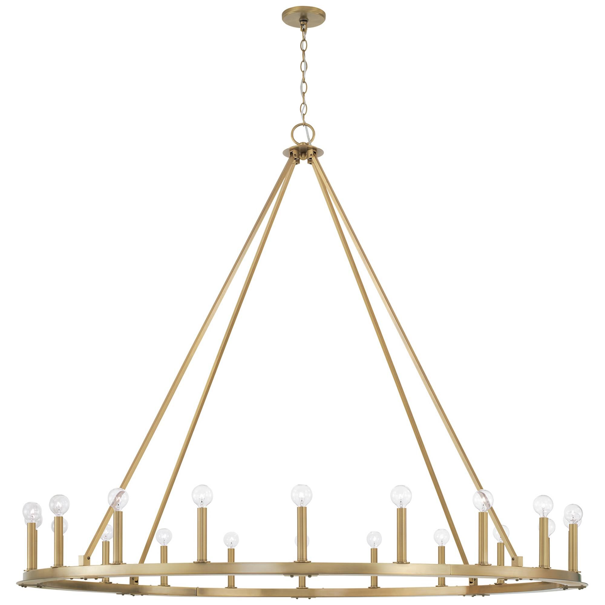 Shown in Aged Brass finish