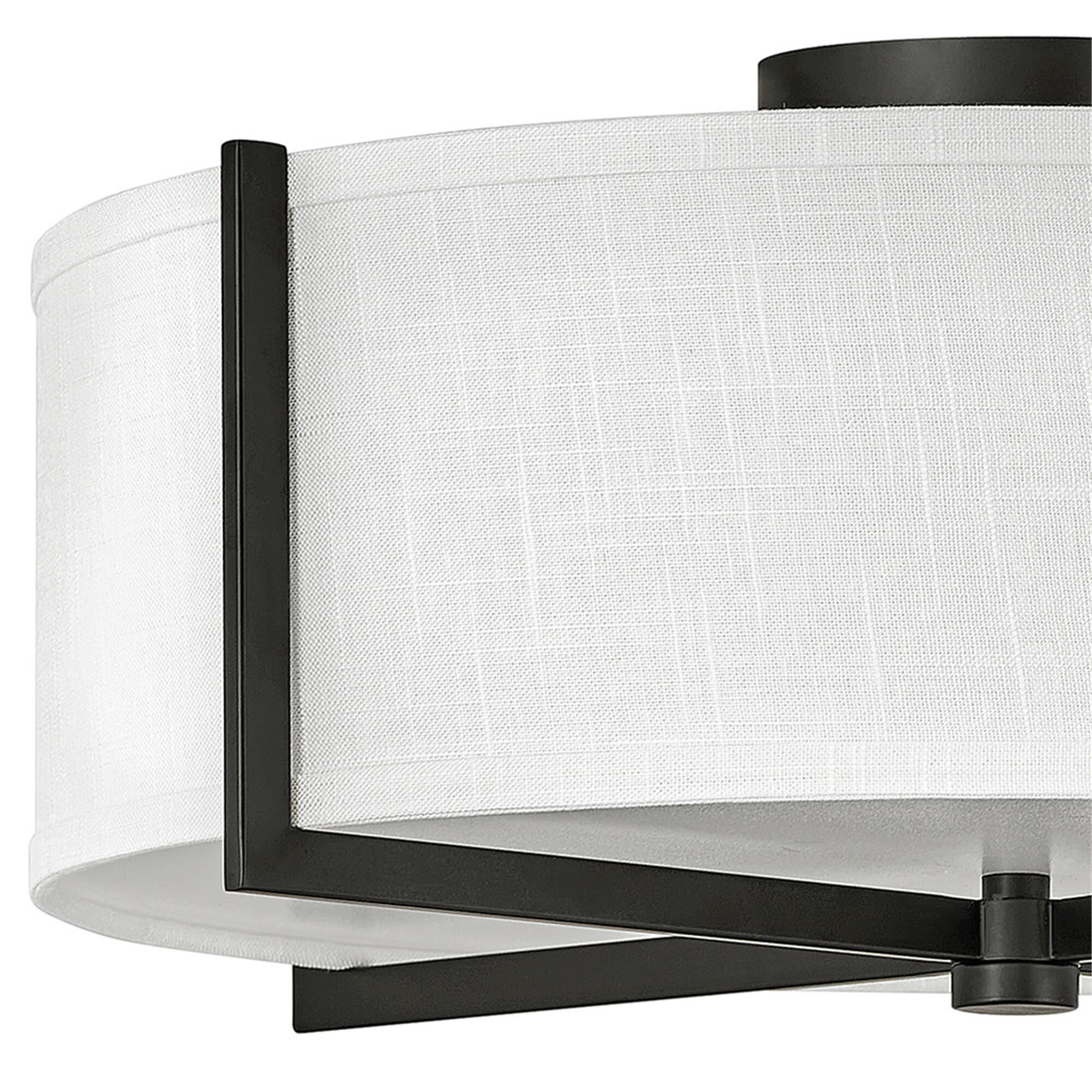 Axis 20 Inch 3 Light Semi Flush Mount,