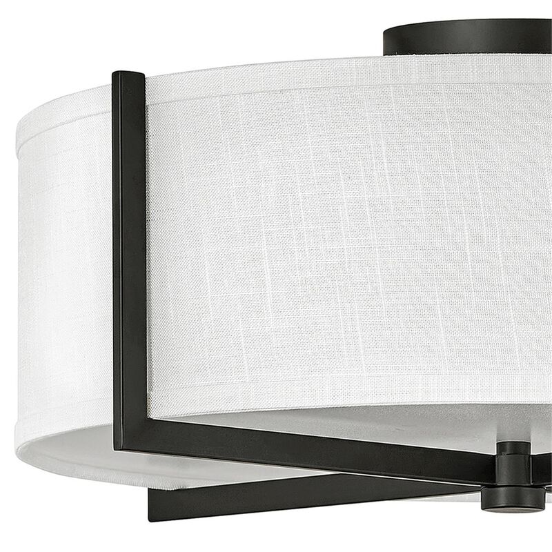 Axis 20 Inch 3 Light Semi Flush Mount by Hinkley