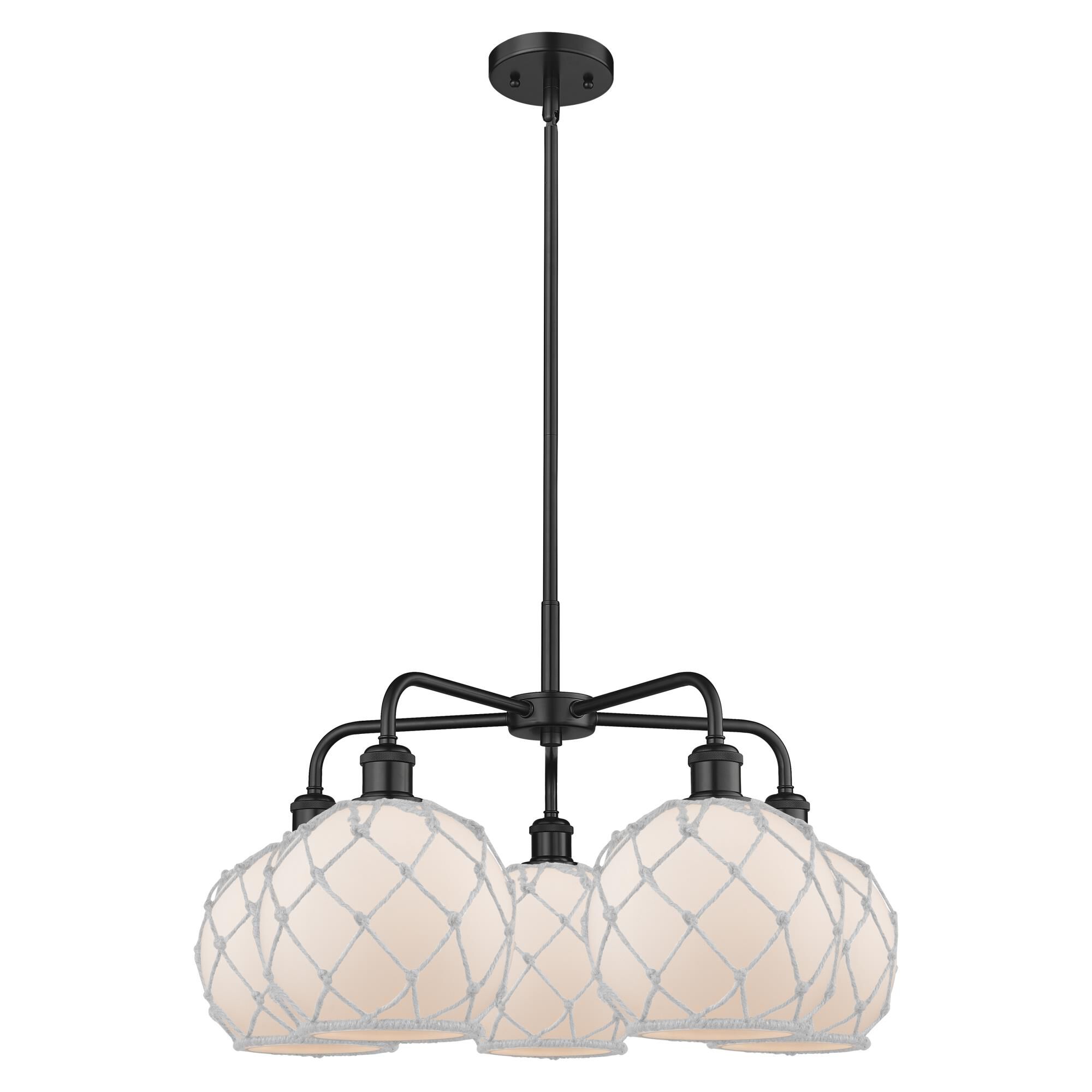 Bruno Marashlian Farmhouse Rope 27 Inch Chandelier by Innovations Lighting