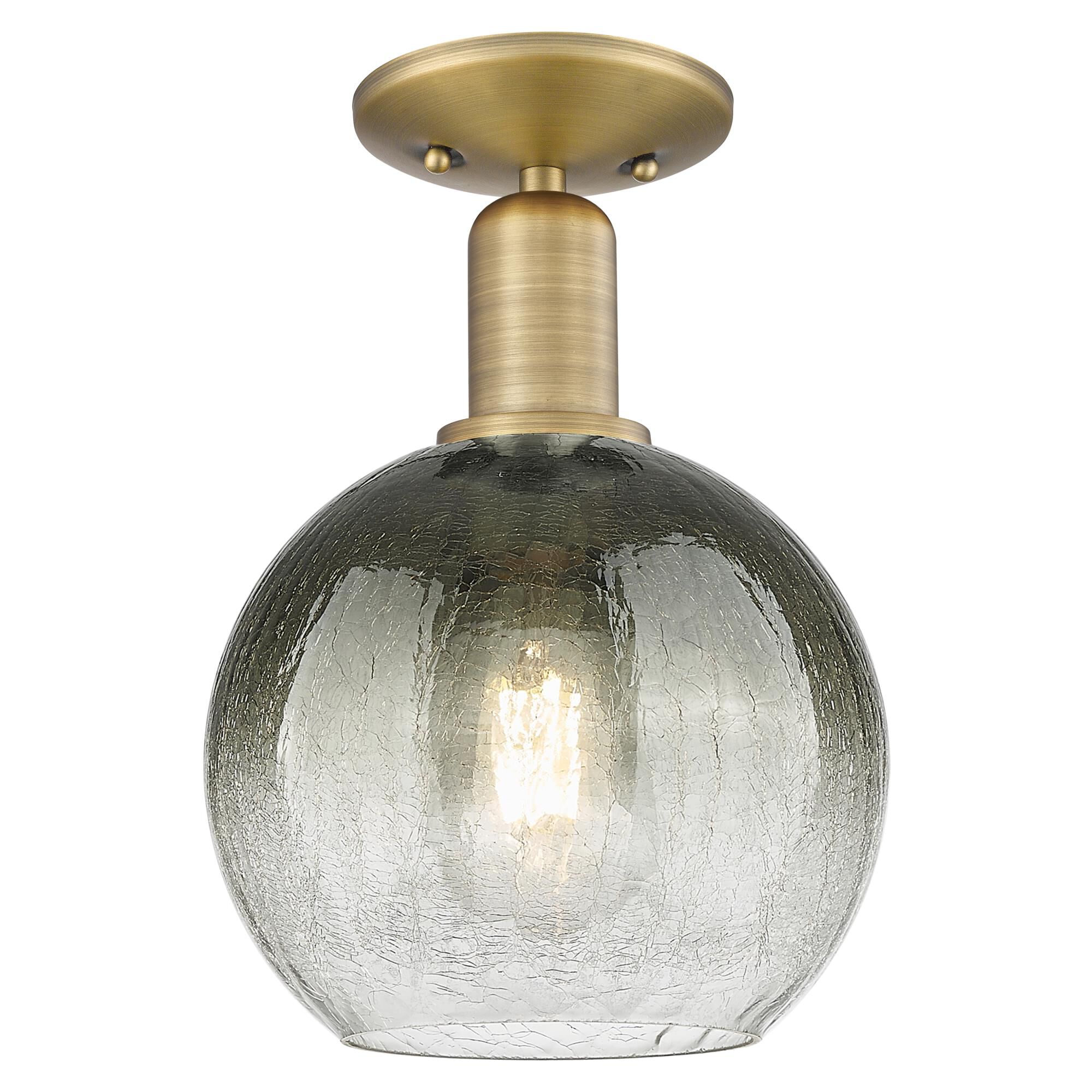 Bruno Marashlian Brookhaven Globe 8 Inch Semi Flush Mount by Innovations Lighting