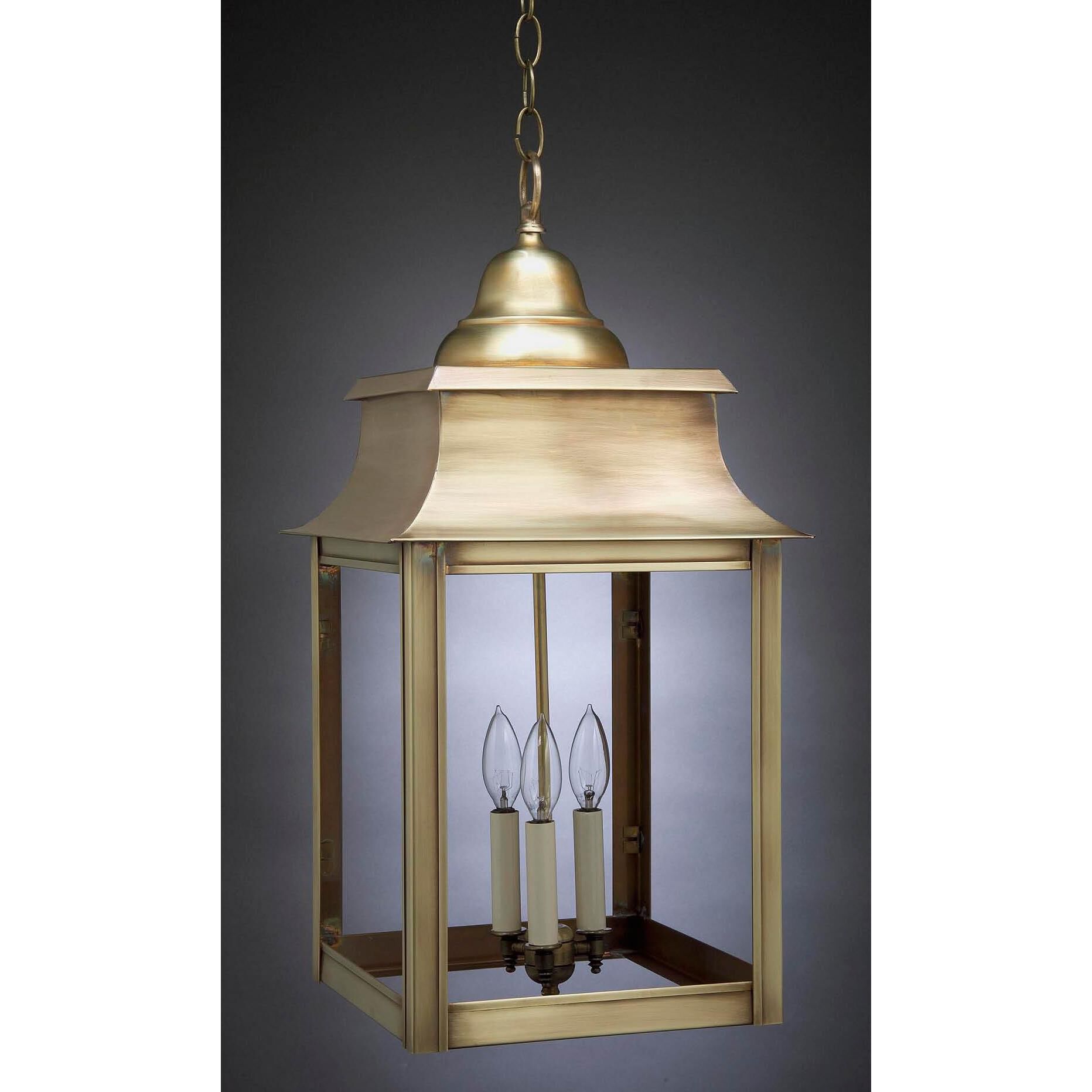 Concord 24 Inch Tall 3 Light Outdoor Hanging Lantern by Northeast Lantern