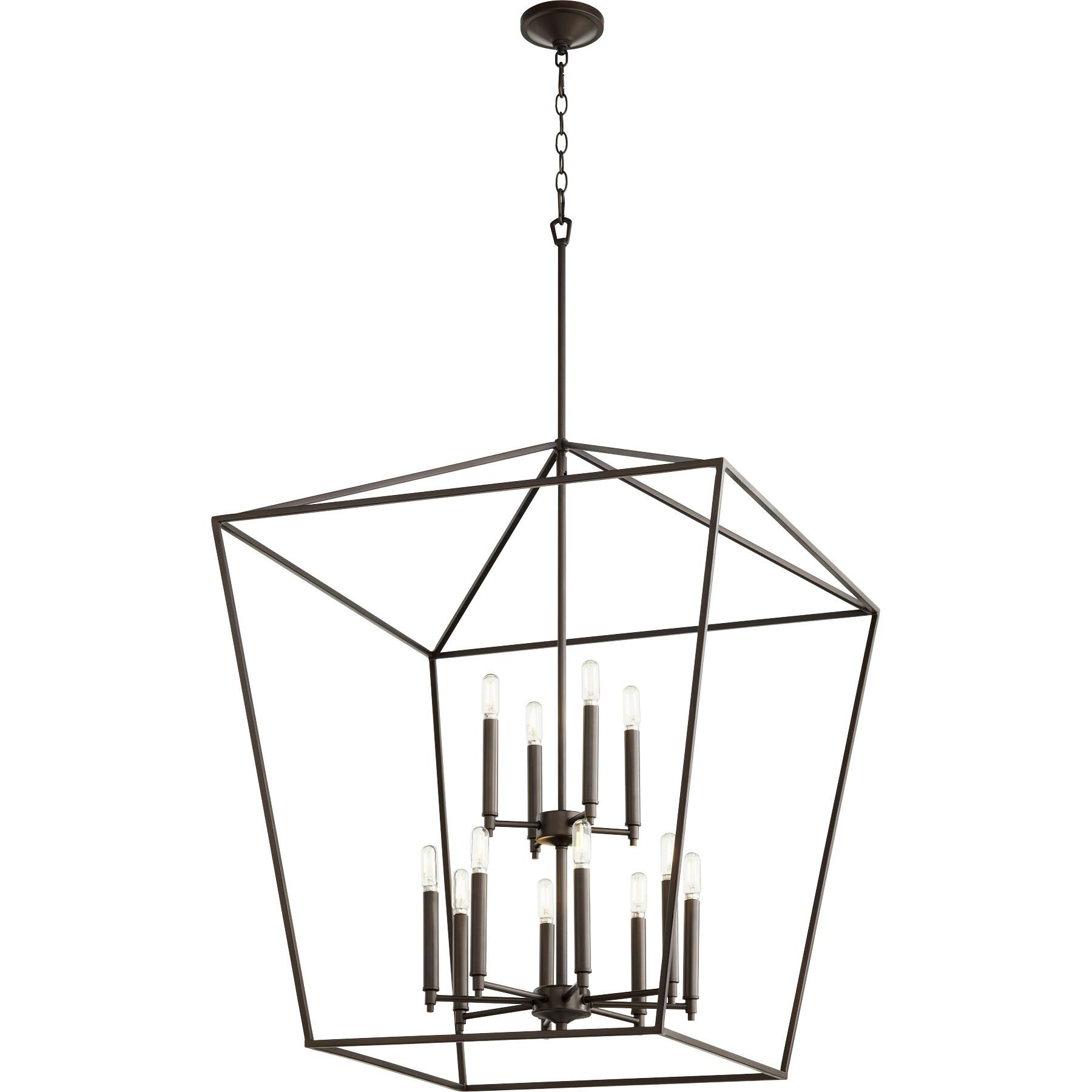 Gabriel 29 Inch Cage Pendant by Quorum International