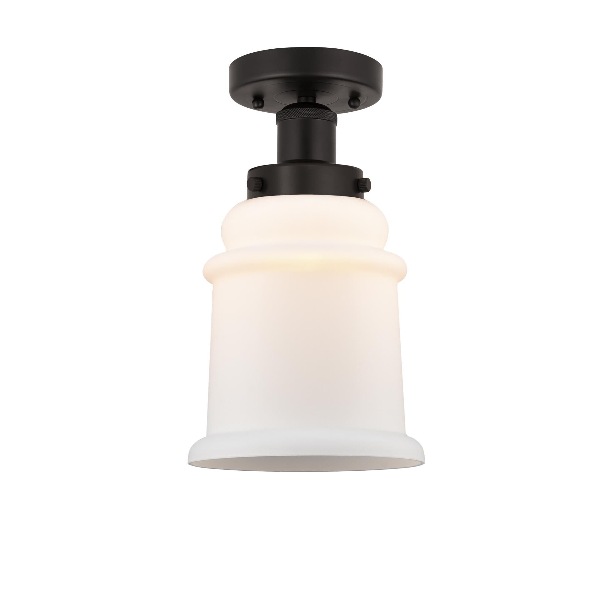 Bruno Marashlian Canton 6 Inch 1 Light Semi Flush Mount by Innovations Lighting