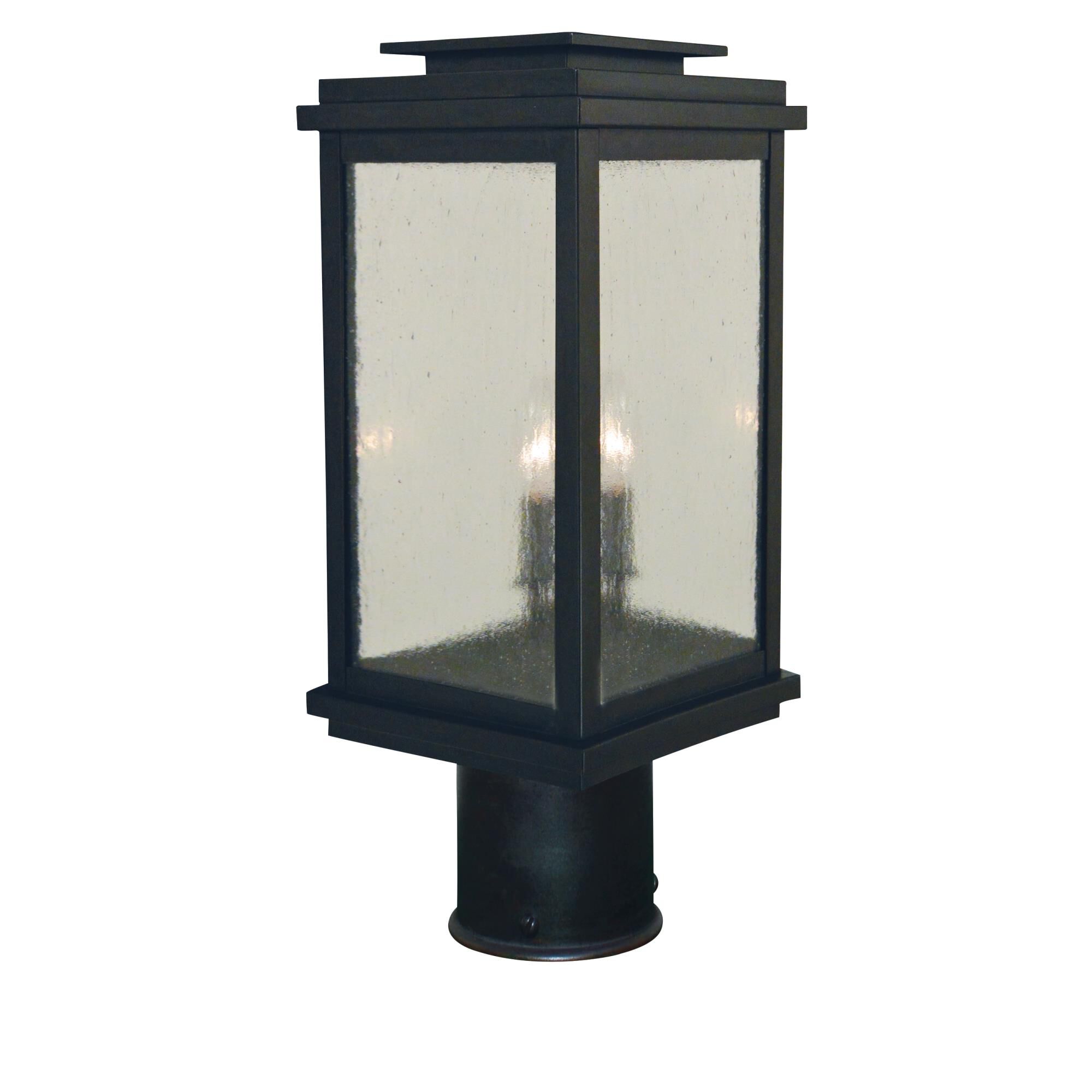 Bournemouth 15 Inch Tall 2 Light Outdoor Post Lamp by Arroyo Craftsman