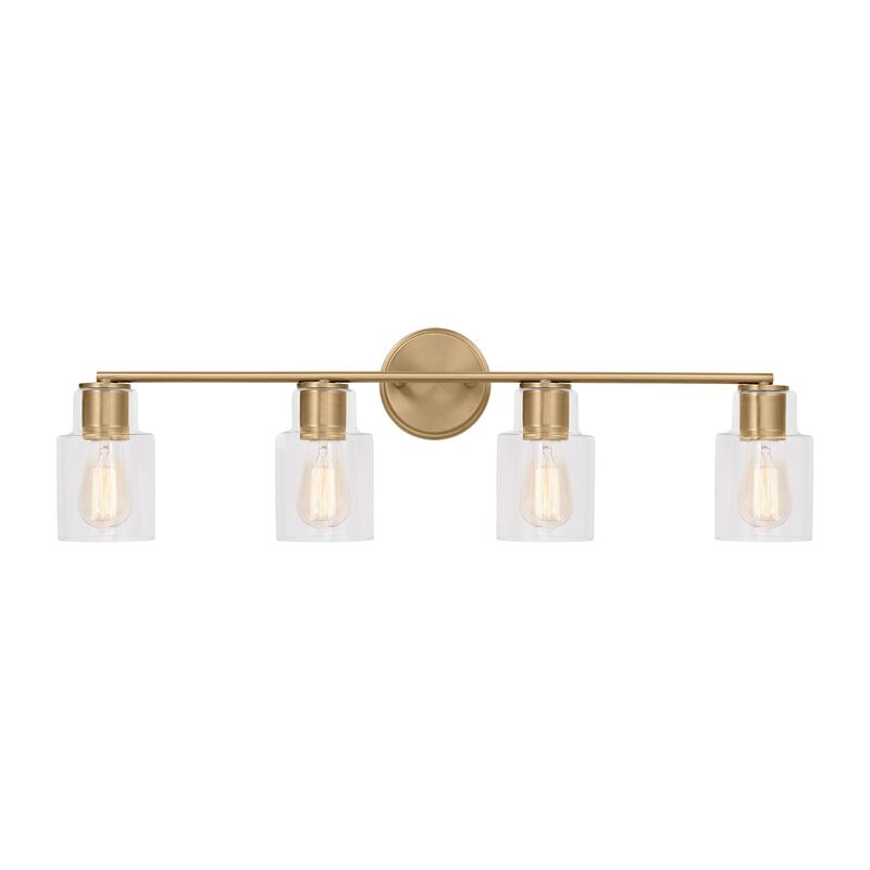 Drew & Jonathan Sayward 32 Inch 4 Light Bath Vanity Light by Visual Comfort Studio Collection