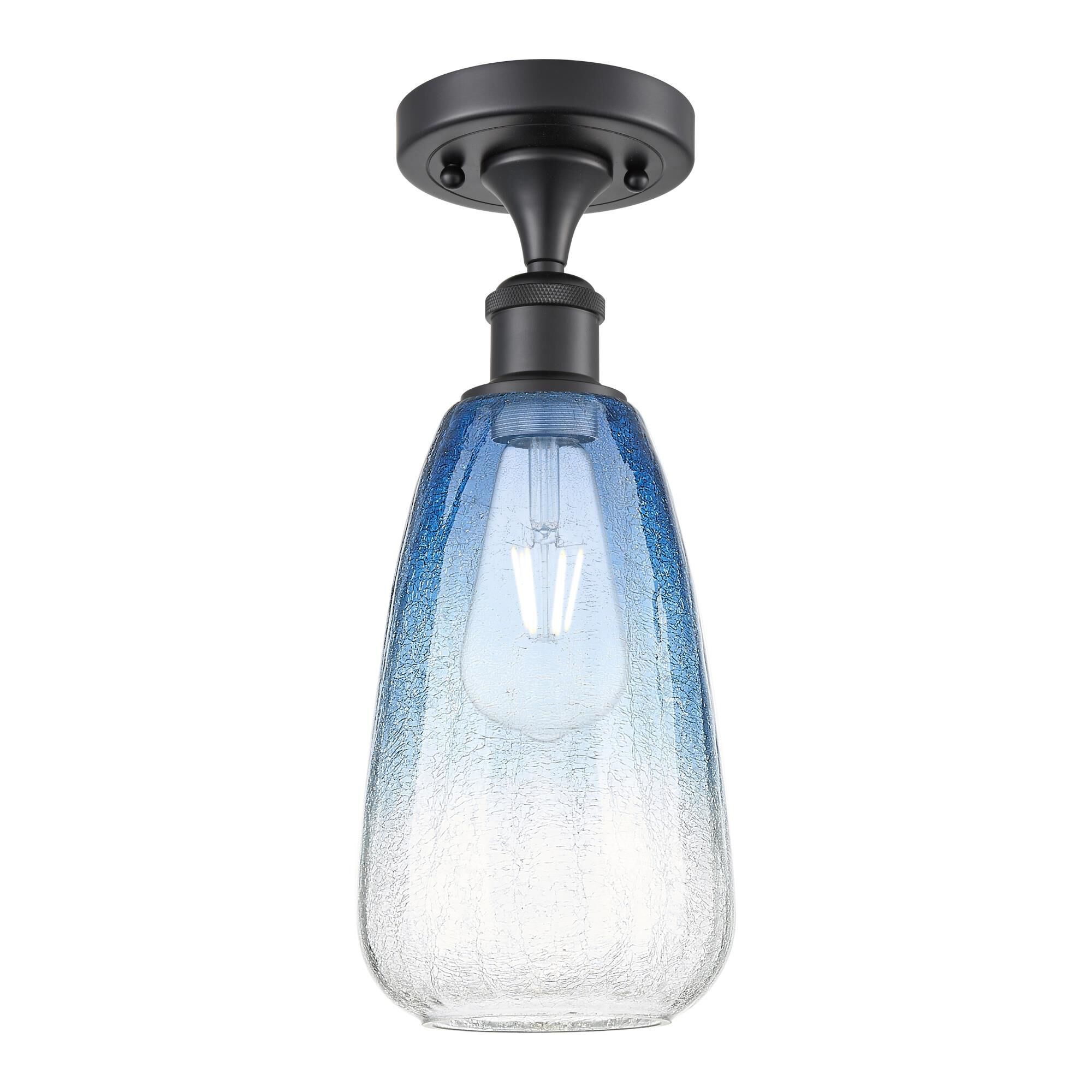 Bruno Marashlian Brookhaven Almond 6 Inch Semi Flush Mount by Innovations Lighting