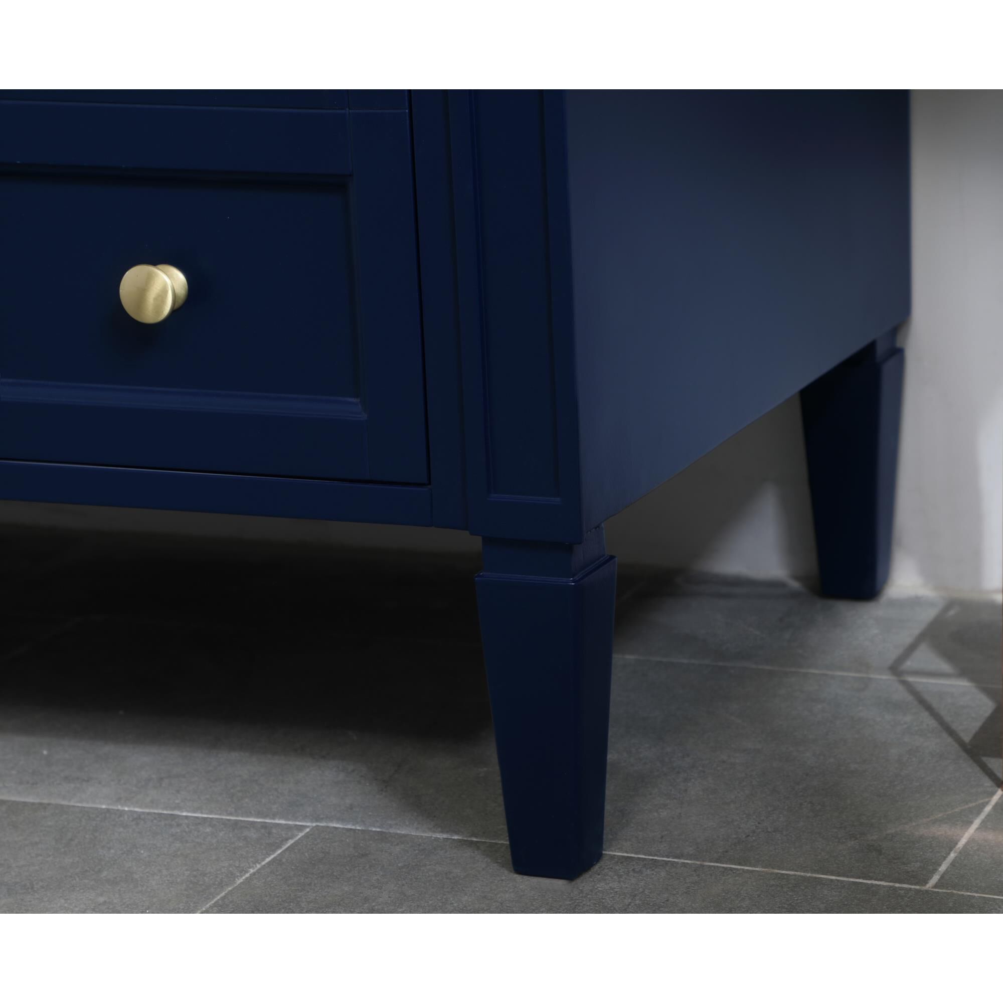 Shown in Blue finish