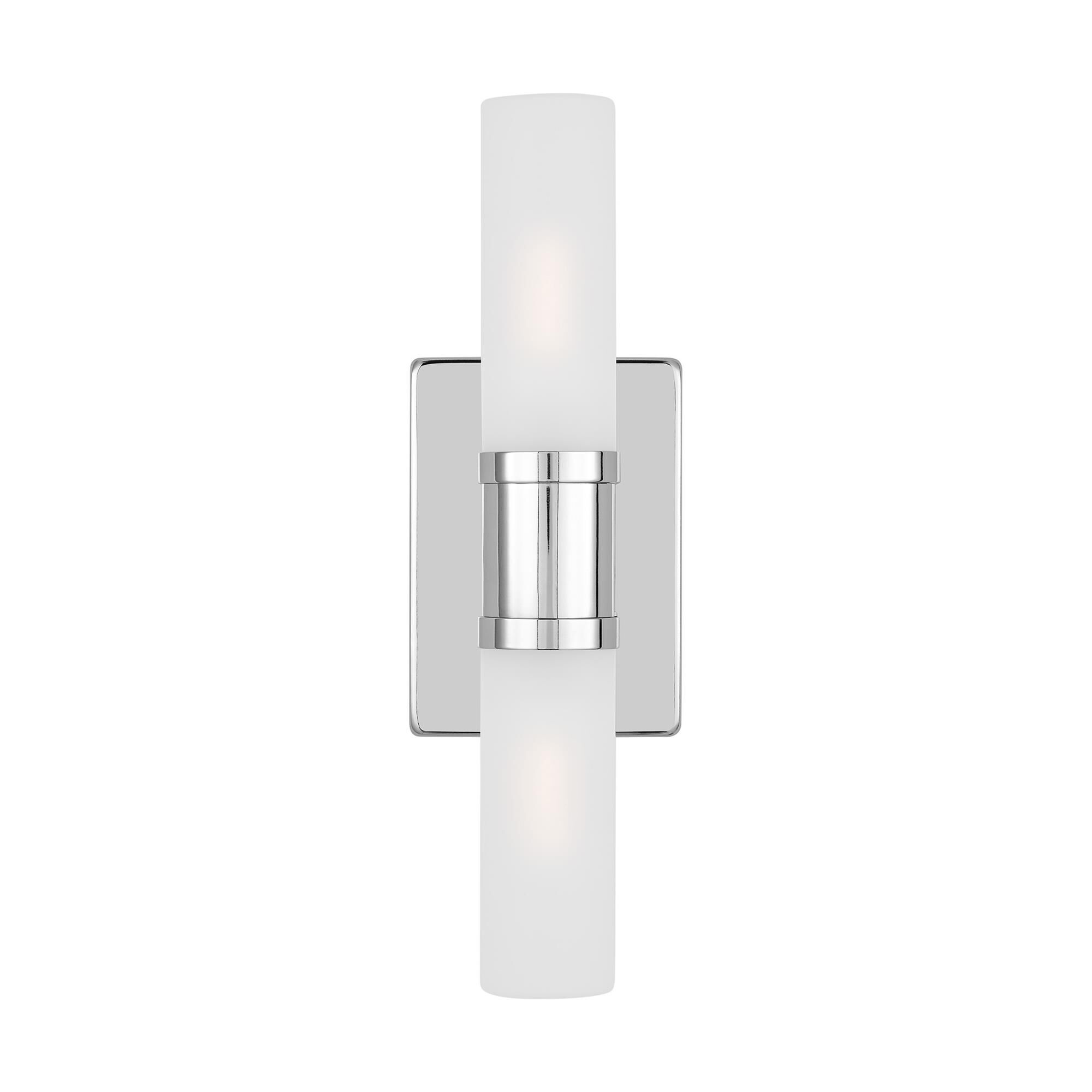 Shown in Chrome finish and Satin Etched glass and Satin Etched Glass s shade
