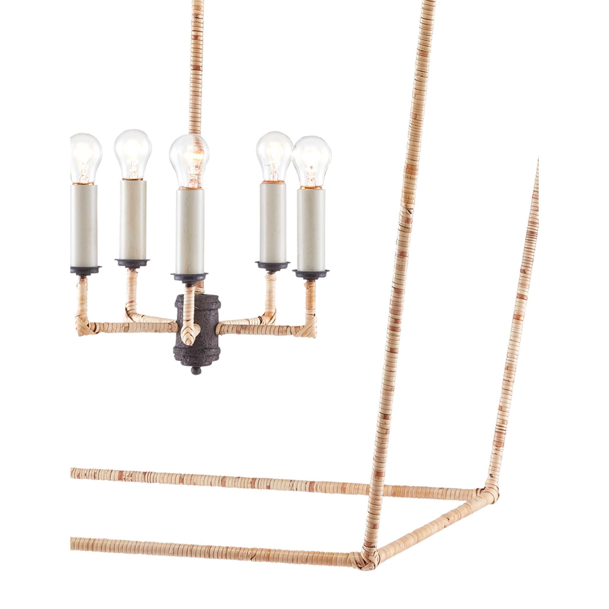 Denison 32 Inch Cage Pendant by Currey and Company