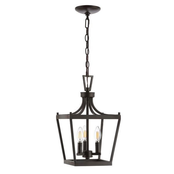Larton 10 Inch LED Cage Pendant by Safavieh
