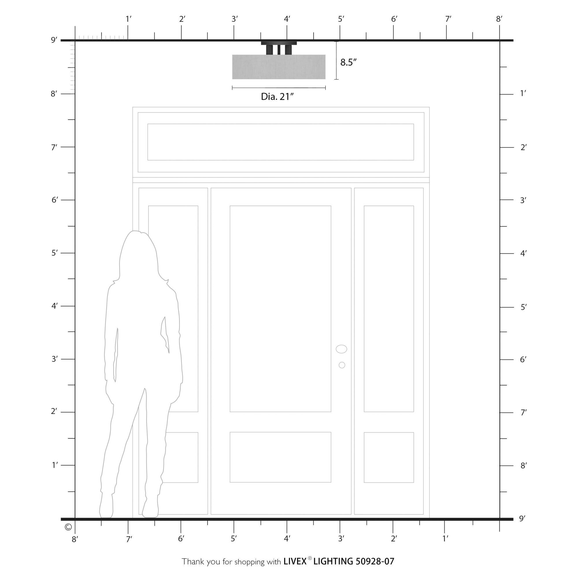 Shown in Bronze finish and Hand Crafted Parchment Color Hardback Fabric shade