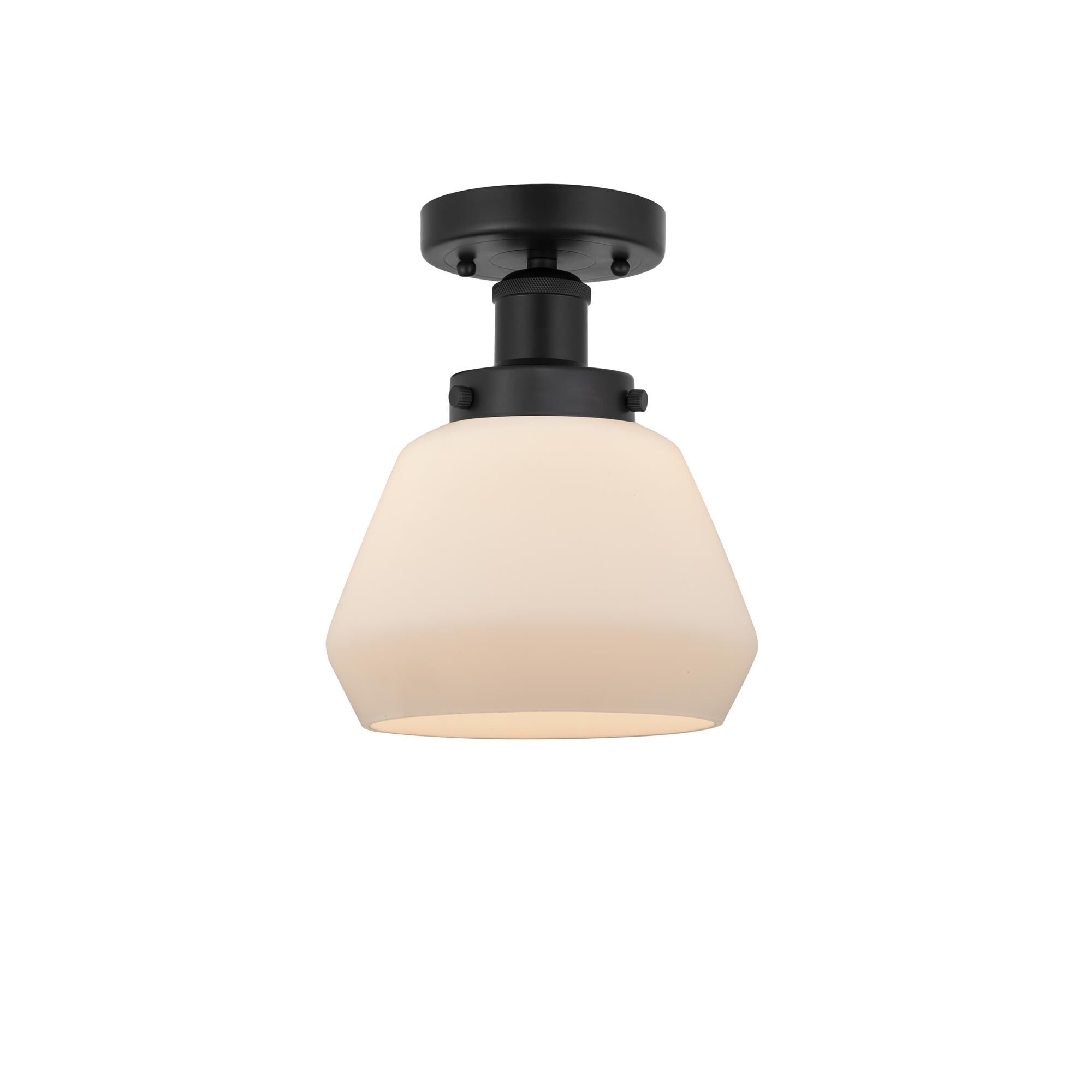 Shown in Matte Black, Matte White finish and Matte White glass and Matte White Glass shade