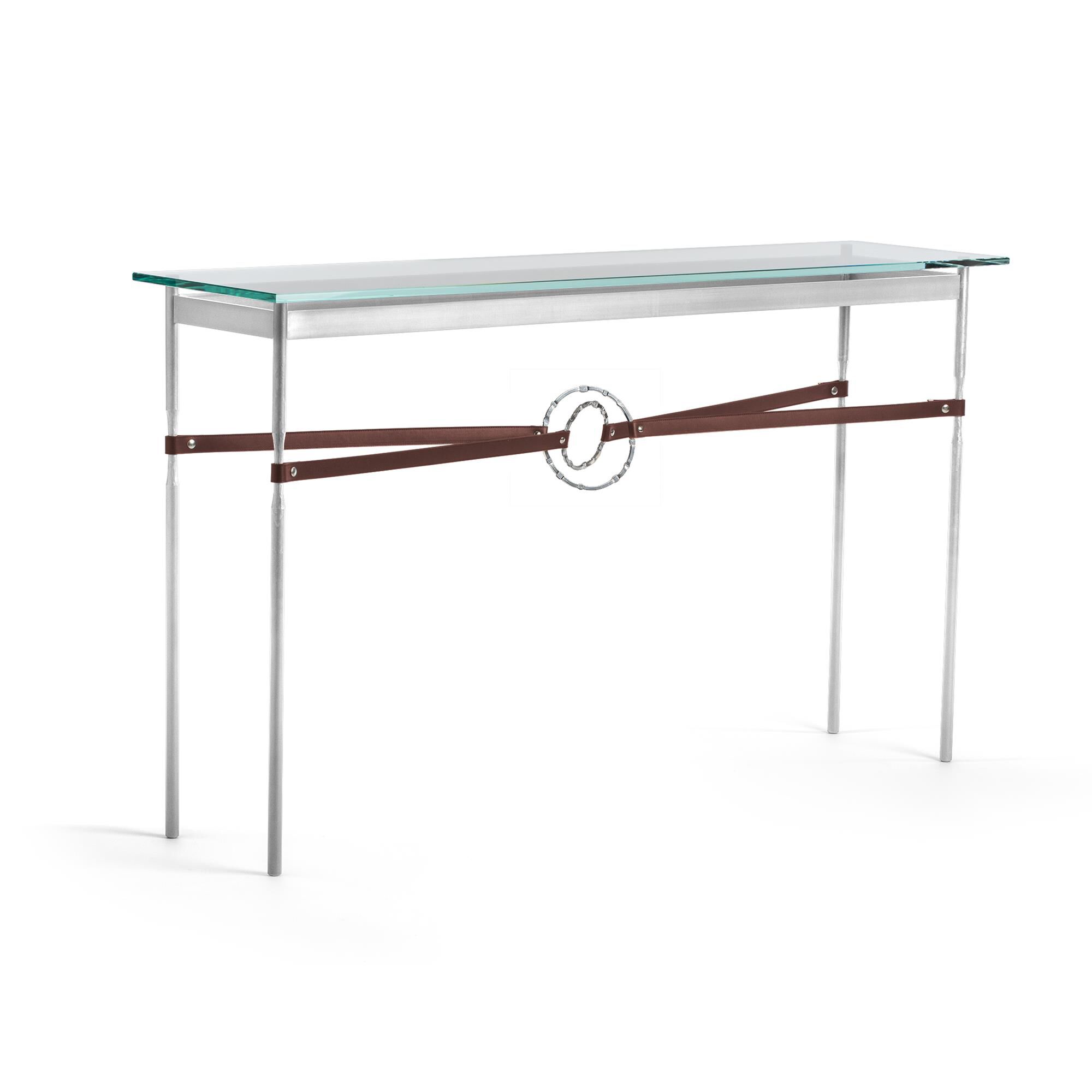 Shown in Sterling finish and Sterling with Leather British Brown  accent